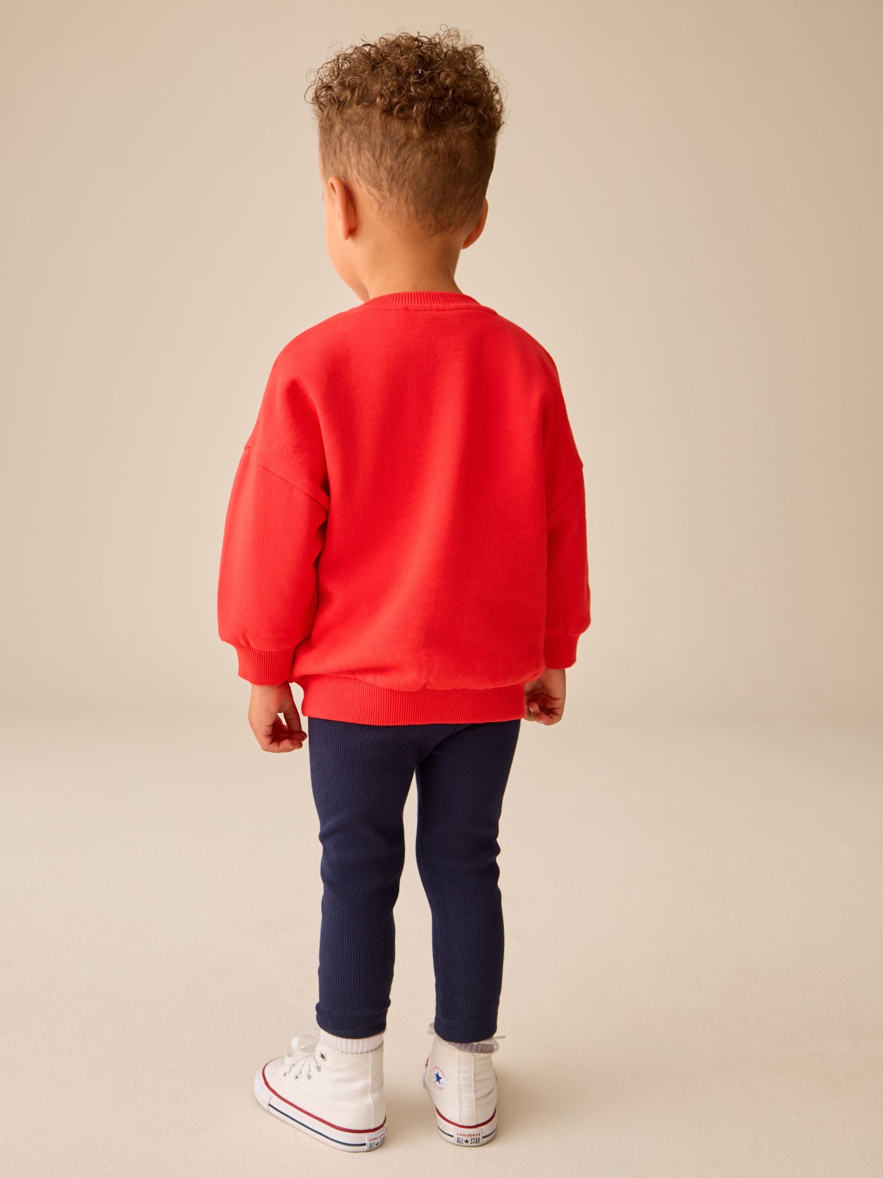 Dsiney Kidz - Red Sweatshirt and Leggings Set 2 Piece (3mths-7yrs) image 2