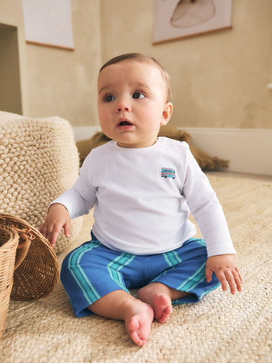 Blue/Green Seminal X Car Pintos Top and Joggers Baby Set (0mths-2yrs) image 1