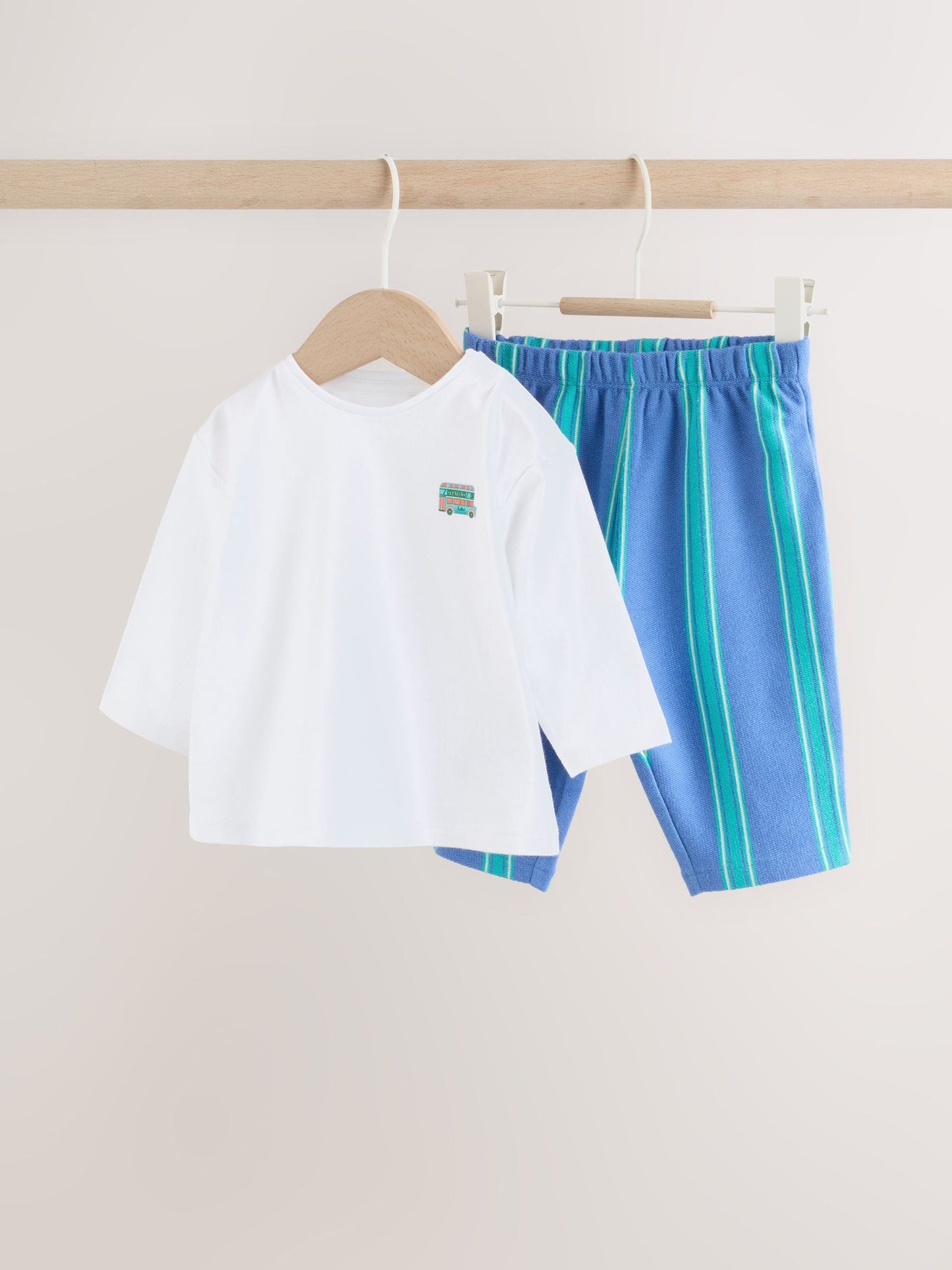 Blue/Green Seminal X Car Pintos Top and Joggers Baby Set (0mths-2yrs) image 5