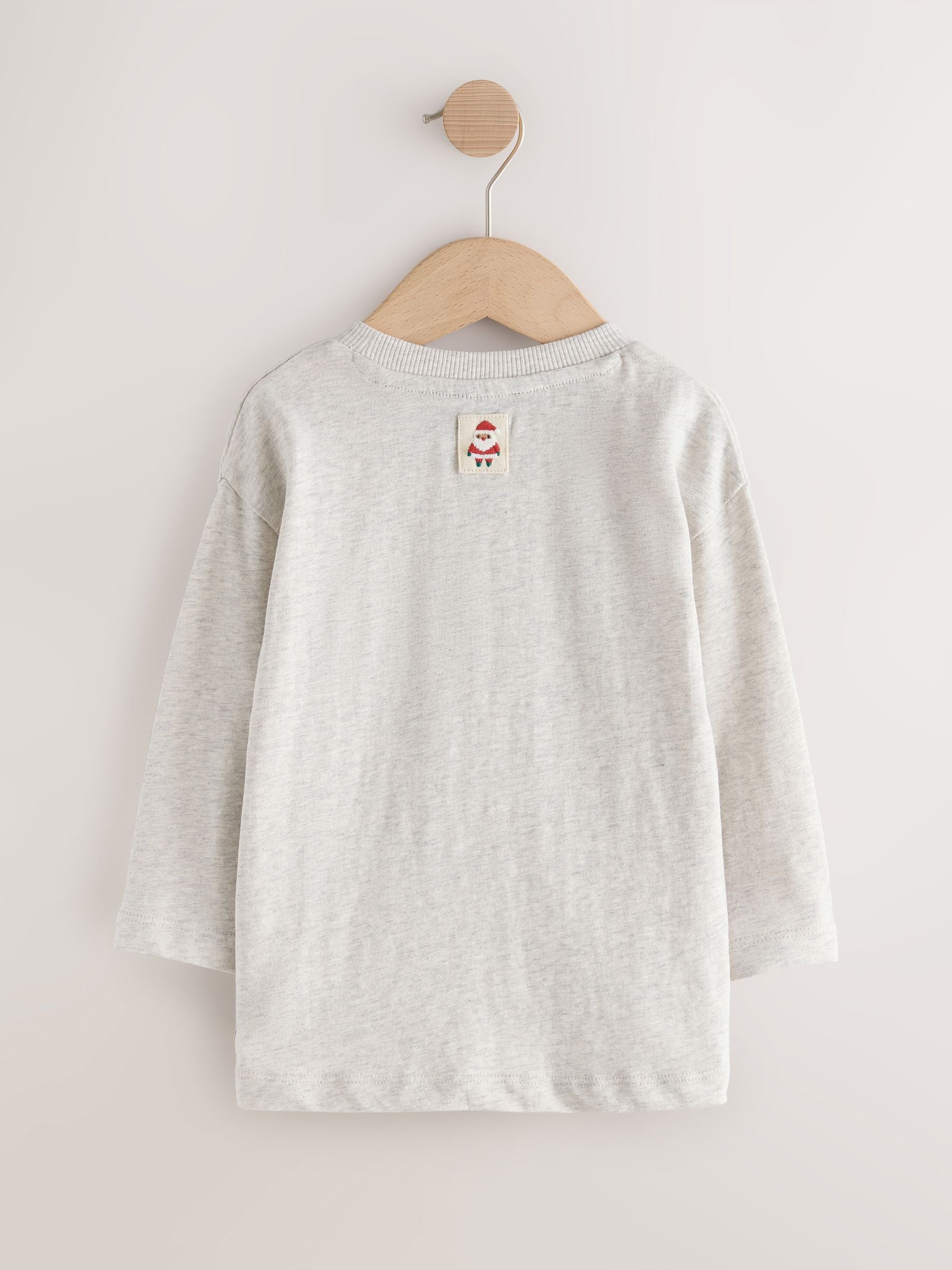 Dsiney Kidz - Cream Embroidered Long Sleeve Christmas T-Shirt (3mths-7yrs) image 6