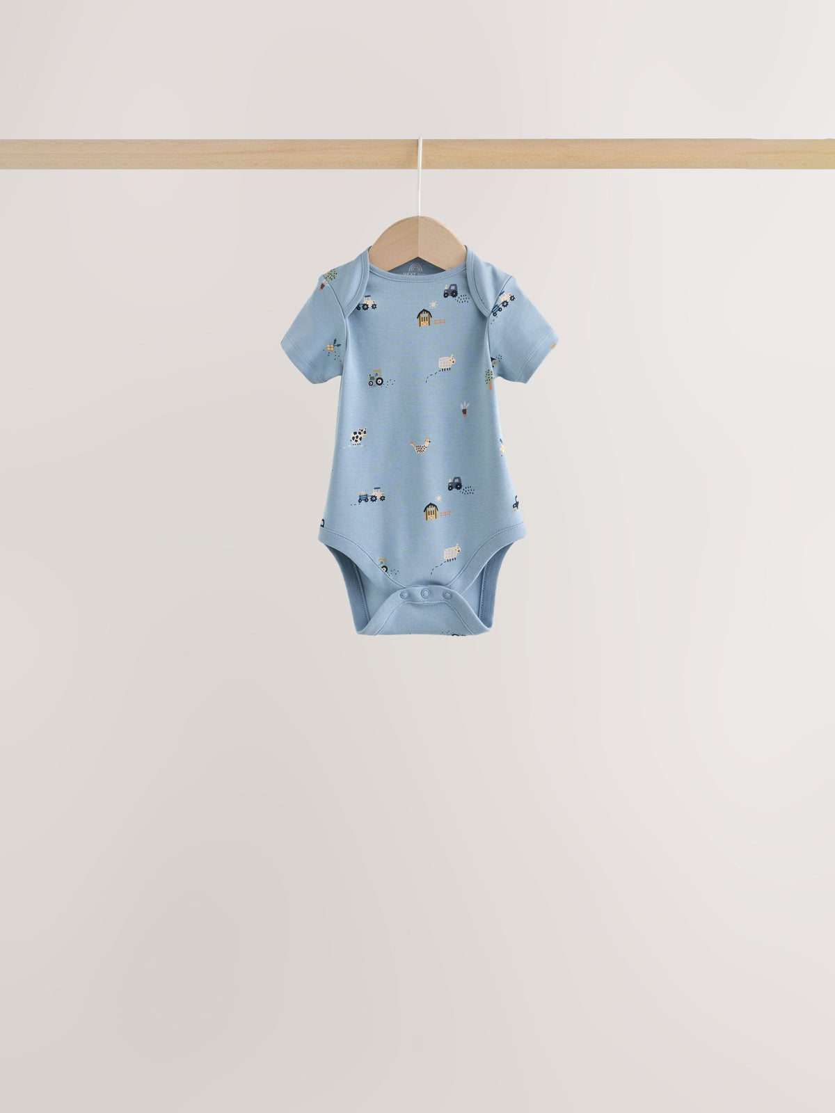 Dsiney Kidz - Blue Character Short Sleeve Baby Bodysuits 7 Pack image 5