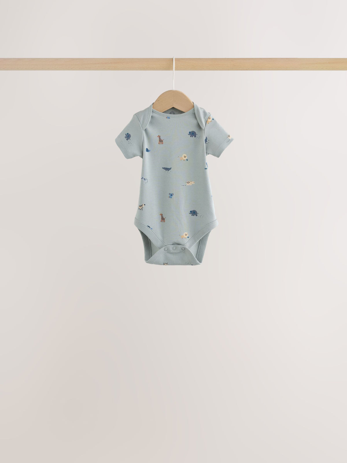 Dsiney Kidz - Blue Character Short Sleeve Baby Bodysuits 7 Pack image 8