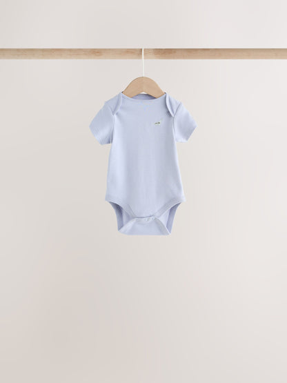 Dsiney Kidz - Neutral Dinosaur Short Sleeve Baby Bodysuits 5 Pack image 3