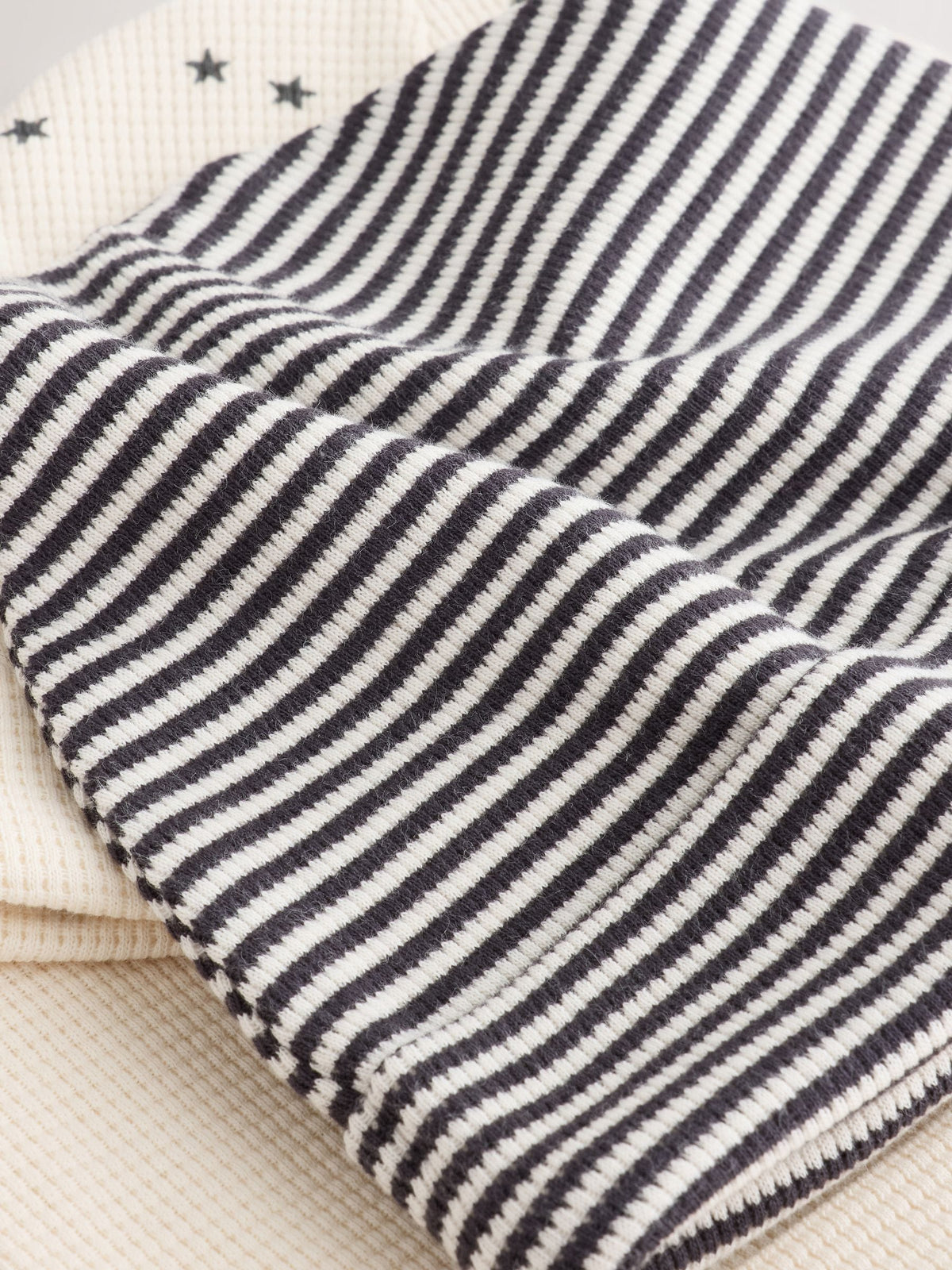 Monochrome Waffle Beanies 3 Pack (0-18mths) - image 6