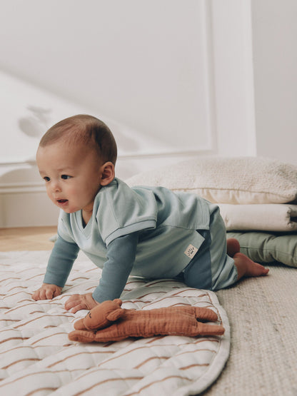 Dsiney Kidz - Blue Sweat Tank, Bodysuit and Joggers Baby 3 Piece Set (0mths-2yrs) image 3