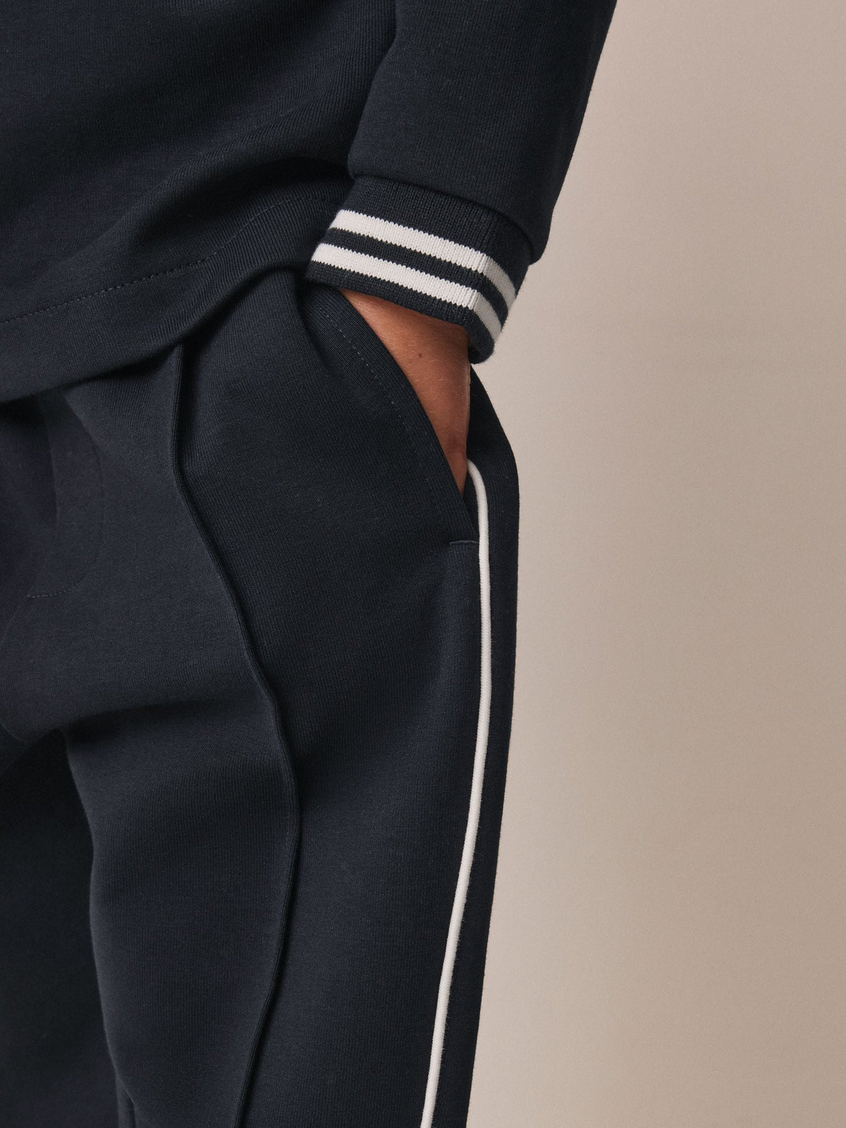 Dsiney Kidz - Navy Long Sleeve Polo Top and Joggers Set (3mths-7yrs) image 4