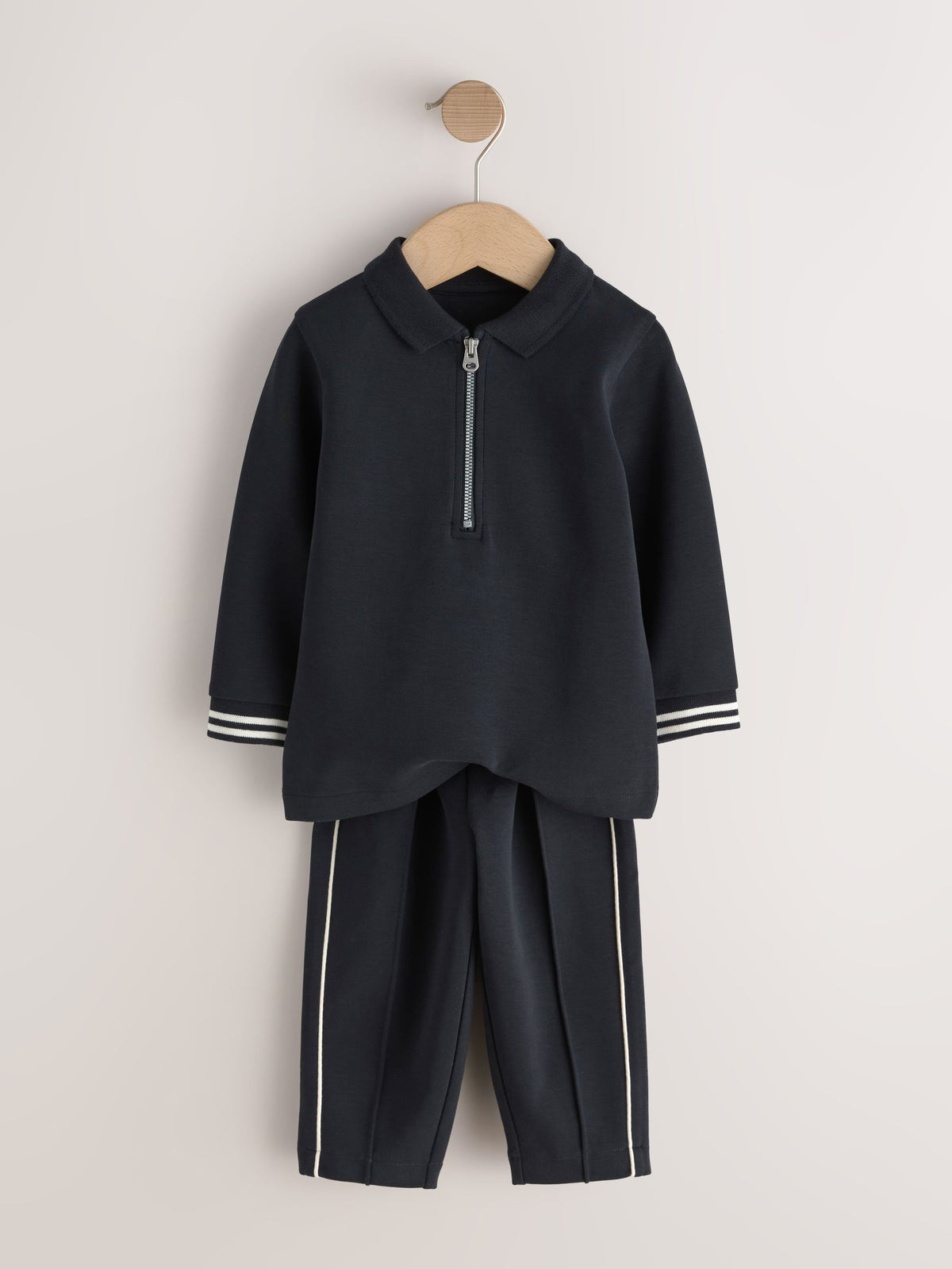 Dsiney Kidz - Navy Long Sleeve Polo Top and Joggers Set (3mths-7yrs) image 6