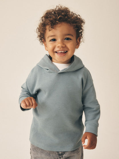 Dsiney Kidz - Mineral Grey Dino Spike Long Sleeve Hoodie (3mths-7yrs) image 2