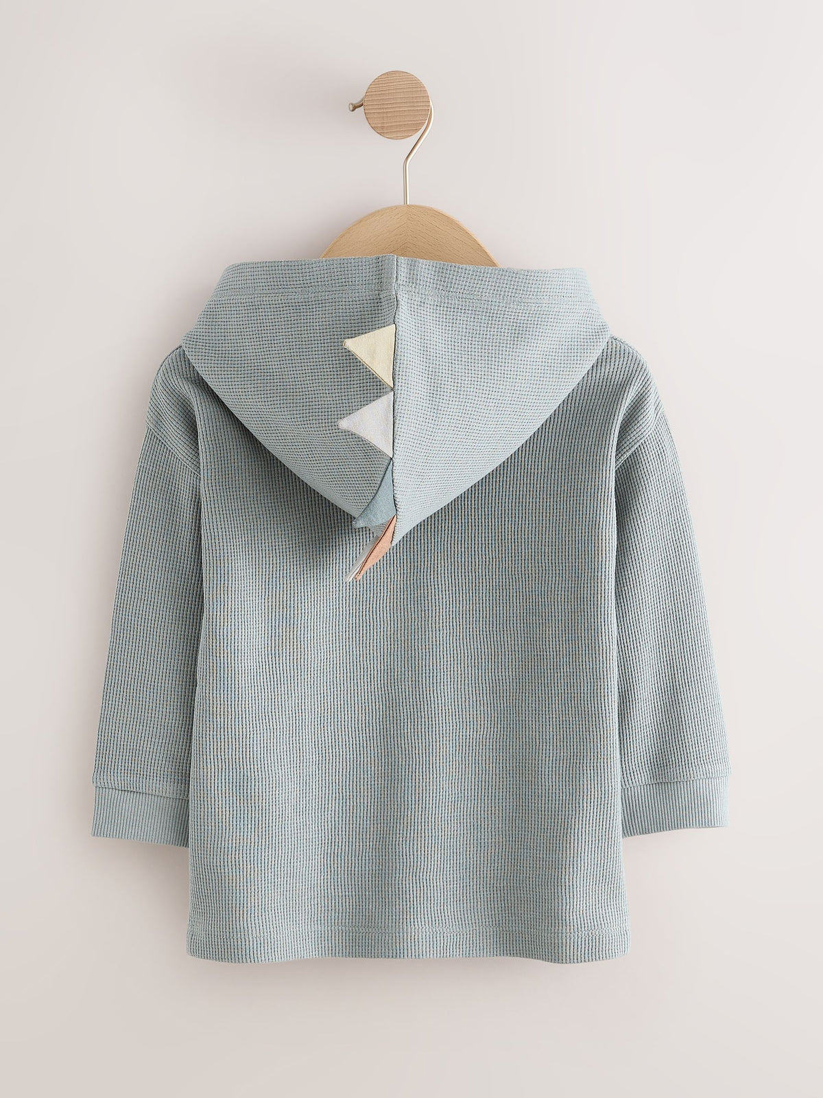 Dsiney Kidz - Mineral Grey Dino Spike Long Sleeve Hoodie (3mths-7yrs) image 6