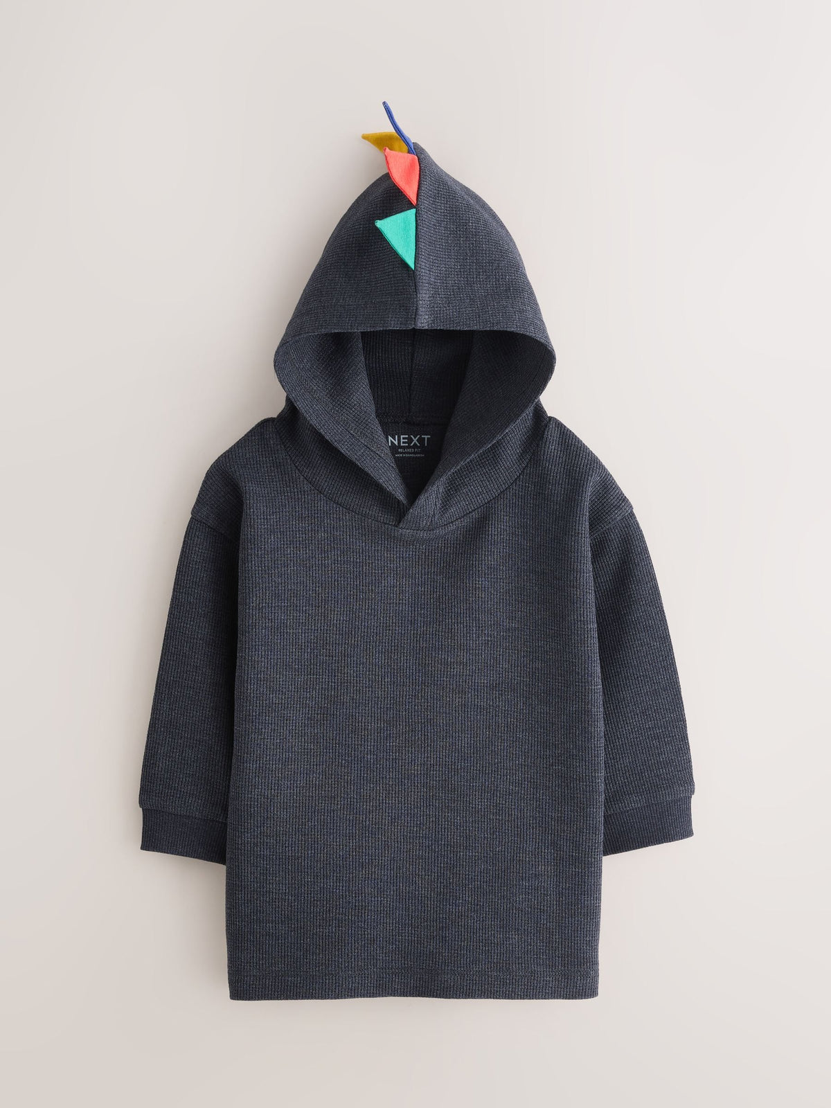 Dsiney Kidz - Navy Dinosaur Spike Long Sleeve Hoodie (3mths-7yrs) image 1