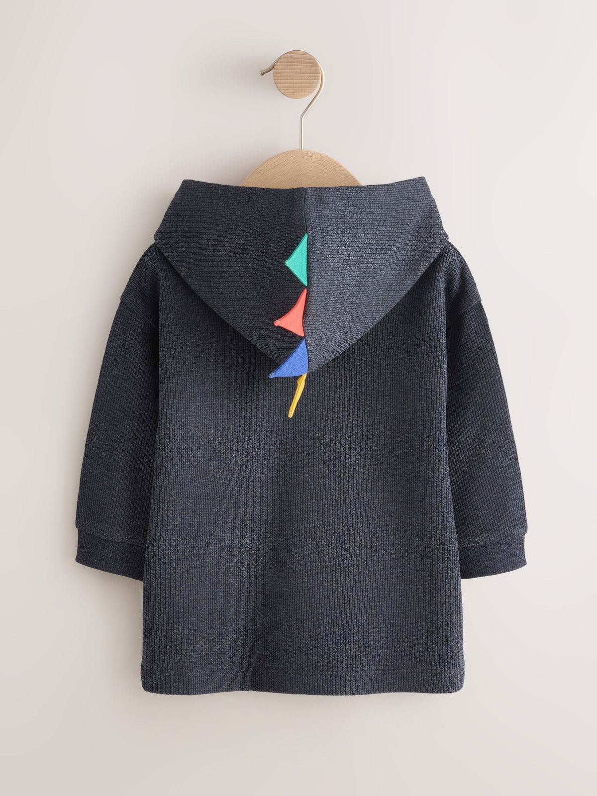 Dsiney Kidz - Navy Dinosaur Spike Long Sleeve Hoodie (3mths-7yrs) image 3