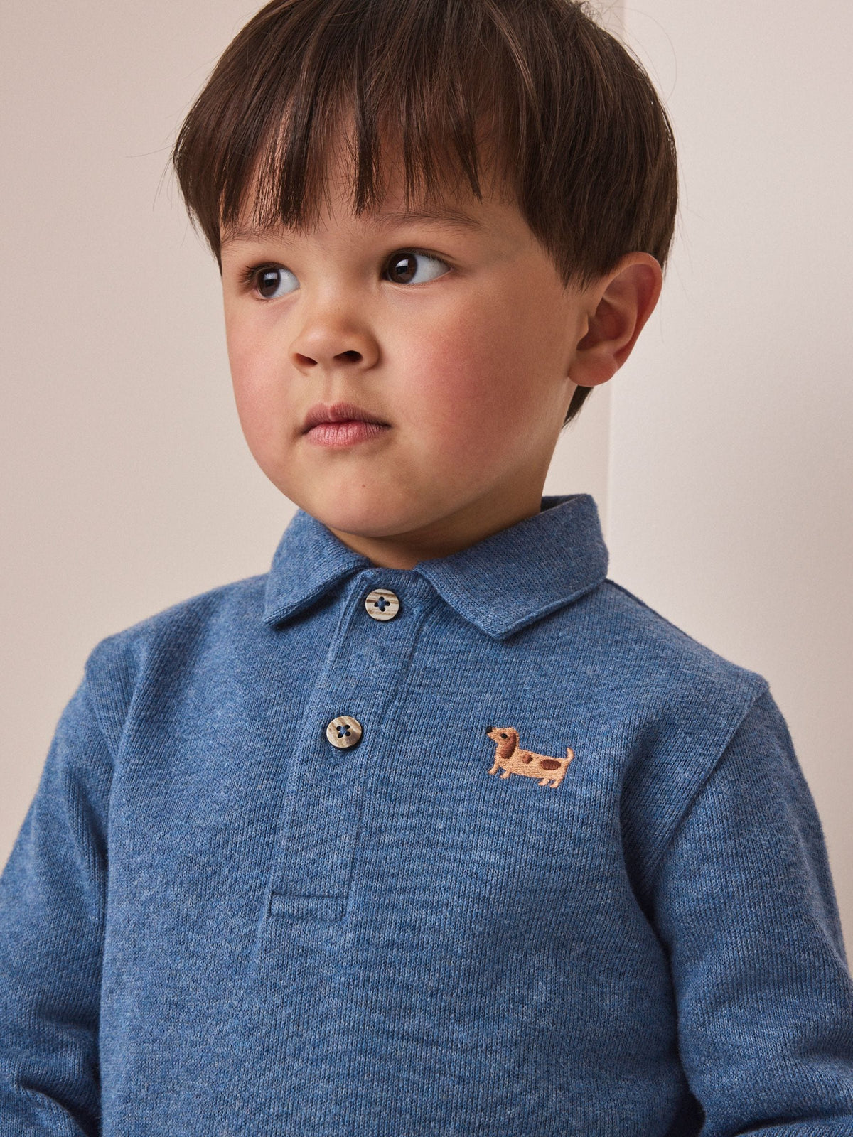 Dsiney Kidz - Blue Long Sleeve Polo Top and Joggers Set (3mths-7yrs) image 4