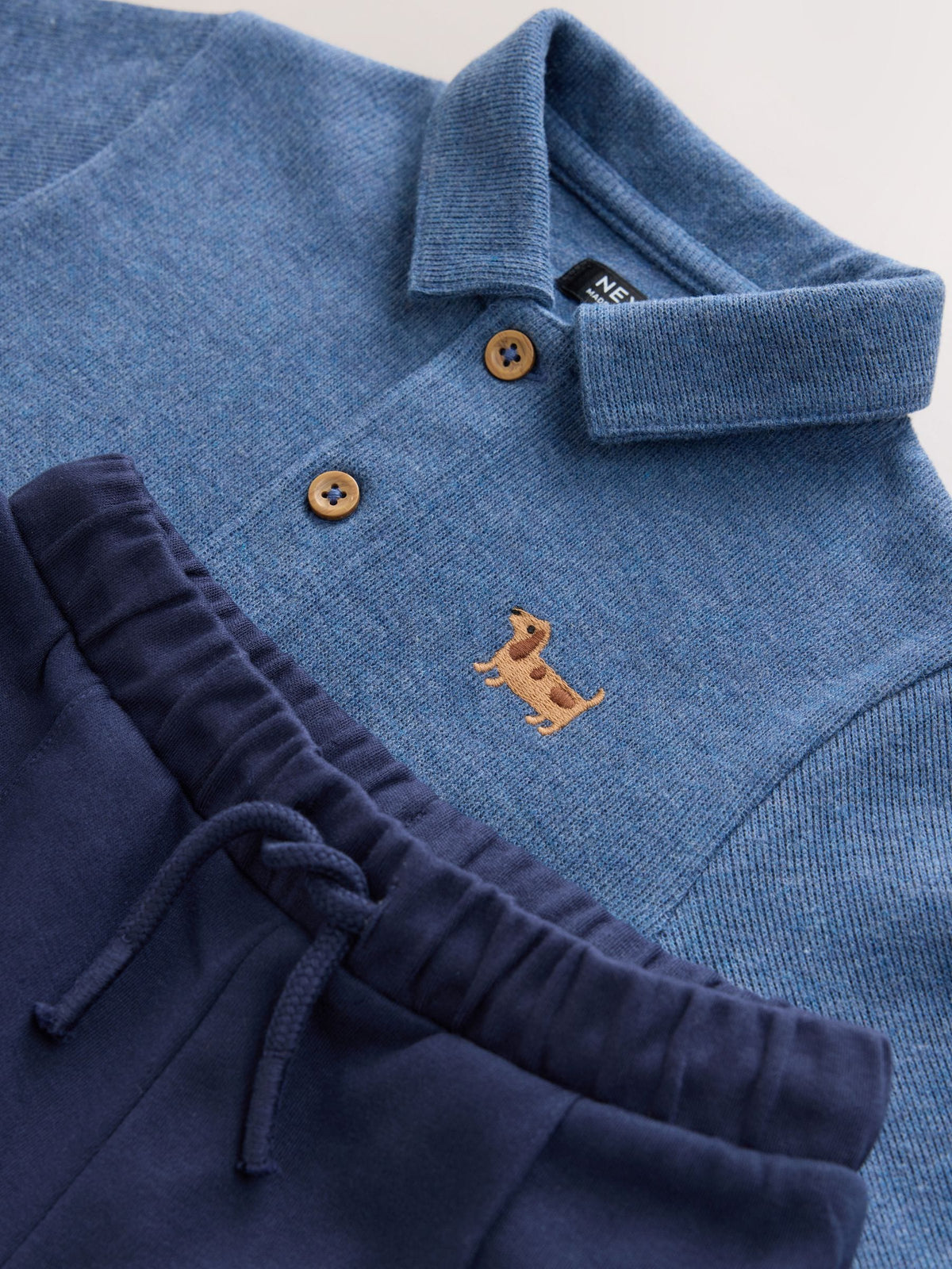 Dsiney Kidz - Blue Long Sleeve Polo Top and Joggers Set (3mths-7yrs) image 8