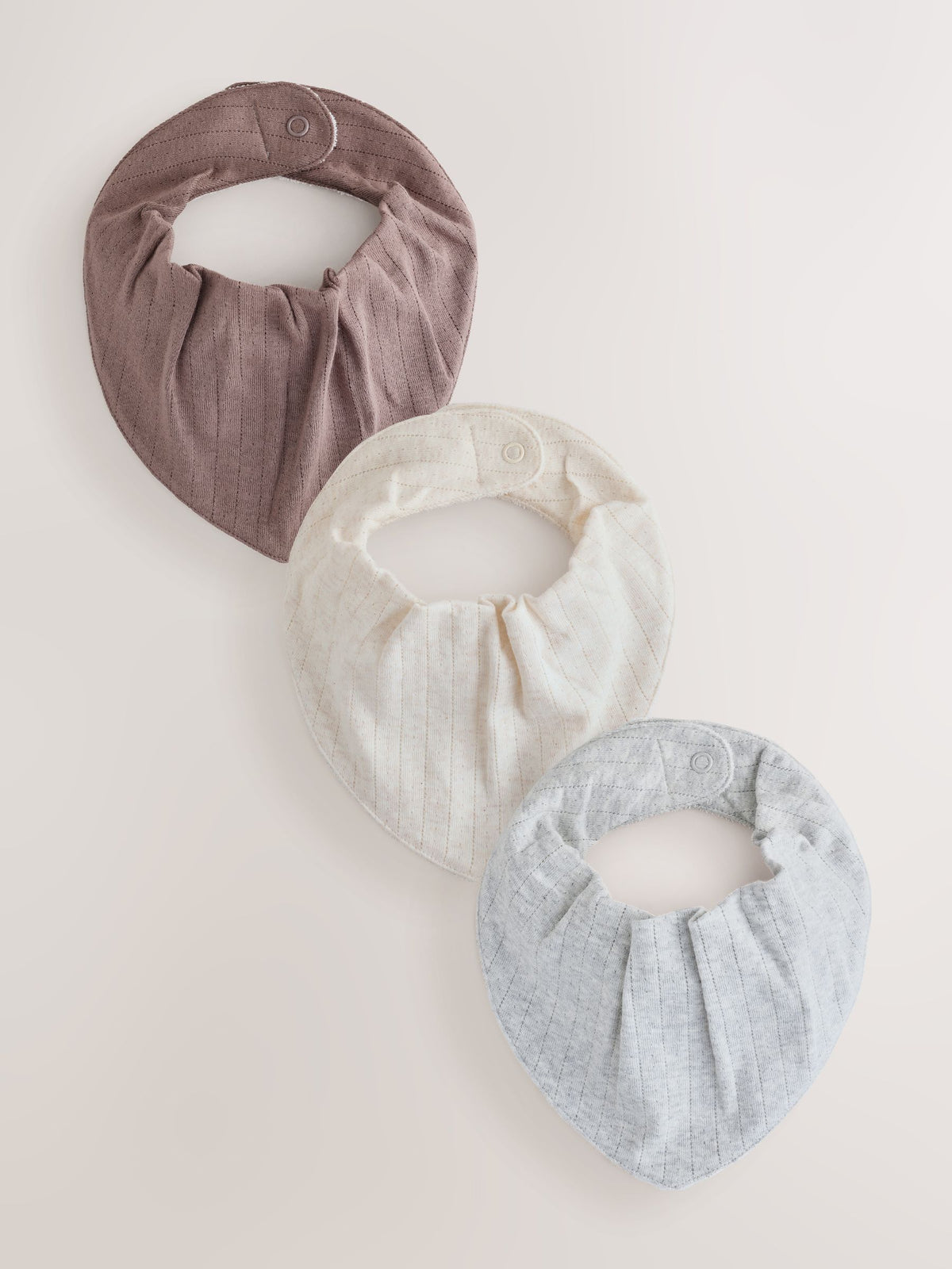 Dsiney Kidz - Neutral Brown Bibs 3 Pack image 1