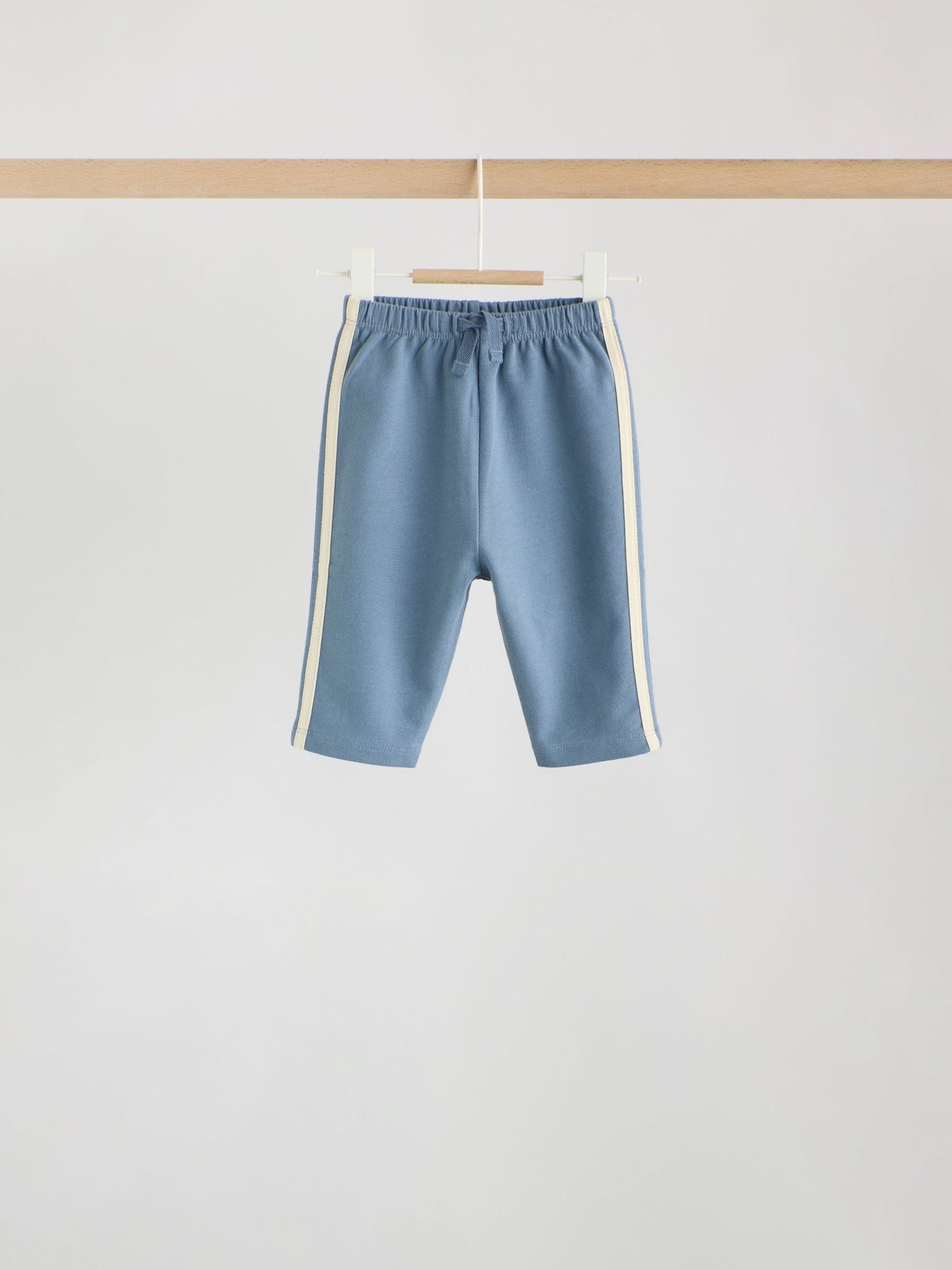 Dsiney Kidz - Blue/Brown/Cream Baby Straight Leg Joggers 3 Pack (0mths-2yrs) image 3