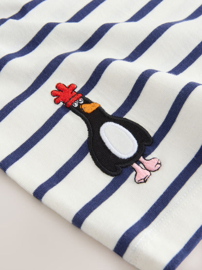 Dsiney Kidz - White Stripe Long Sleeve Wallace & Gromit T-Shirt (3mths-8yrs) image 6