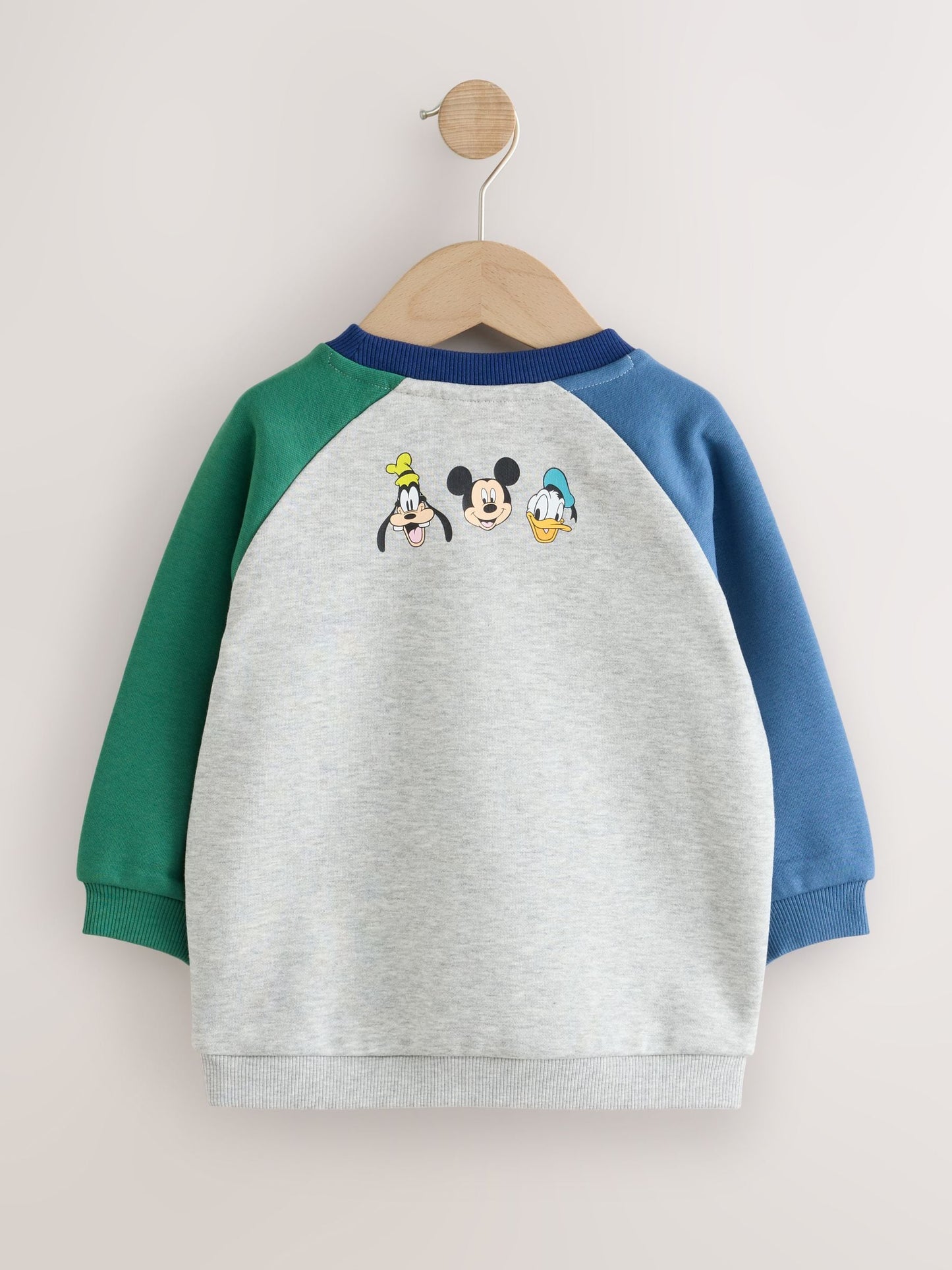 Dsiney Kidz - Grey Colour Block Mickey Mouse Printed Crew Sweatshirt (3mths-8yrs) image 6