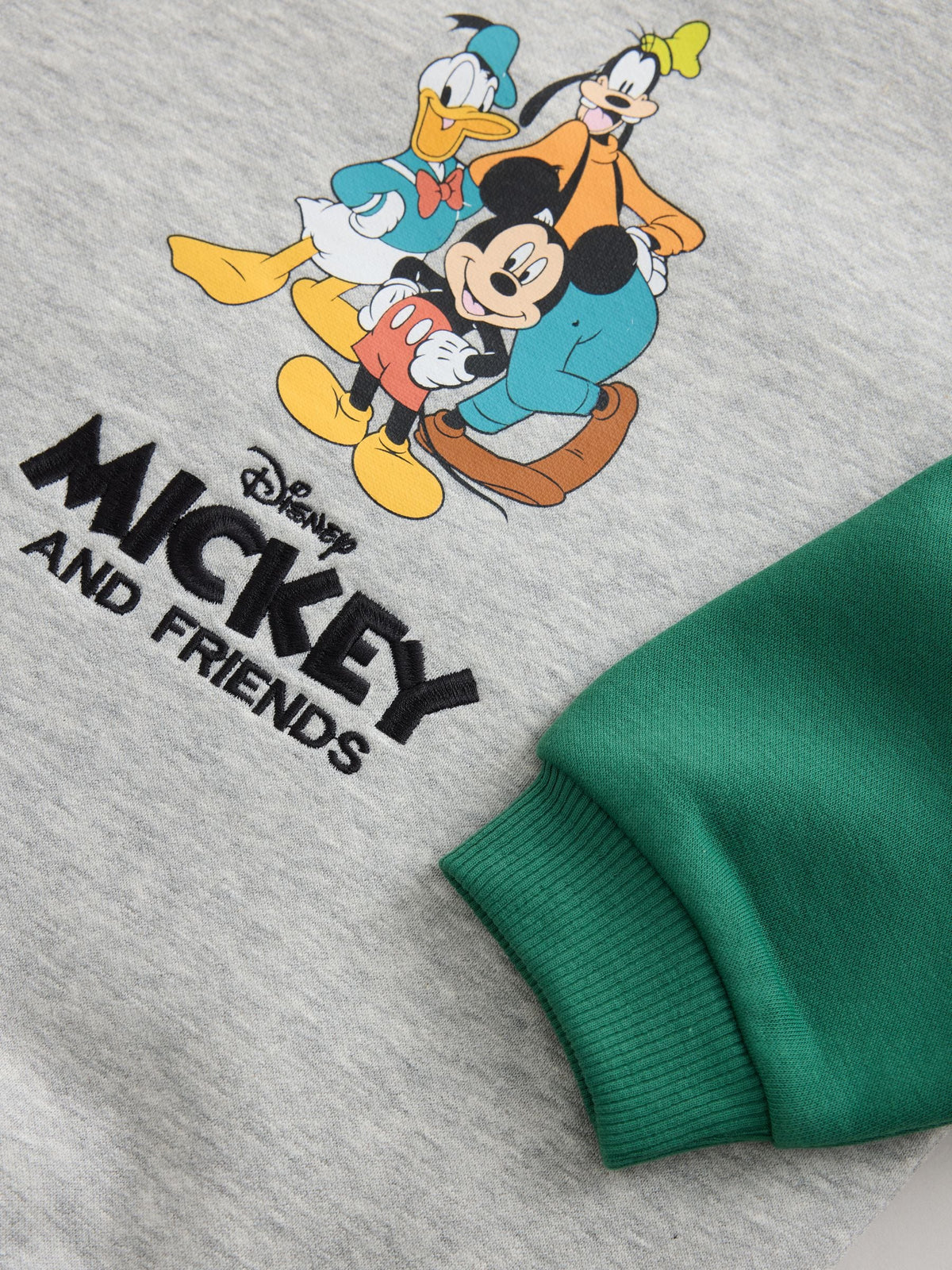 Dsiney Kidz - Grey Colour Block Mickey Mouse Printed Crew Sweatshirt (3mths-8yrs) image 8