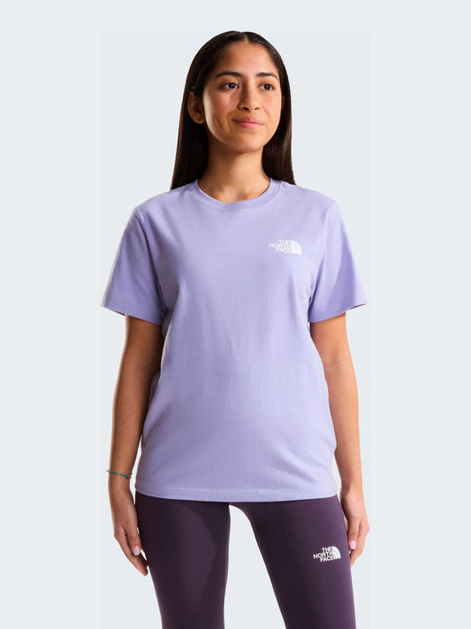 Dsiney Kidz - The North Face Purple Teen Evolution Box NSE Back Graphic T-Shirt image 1