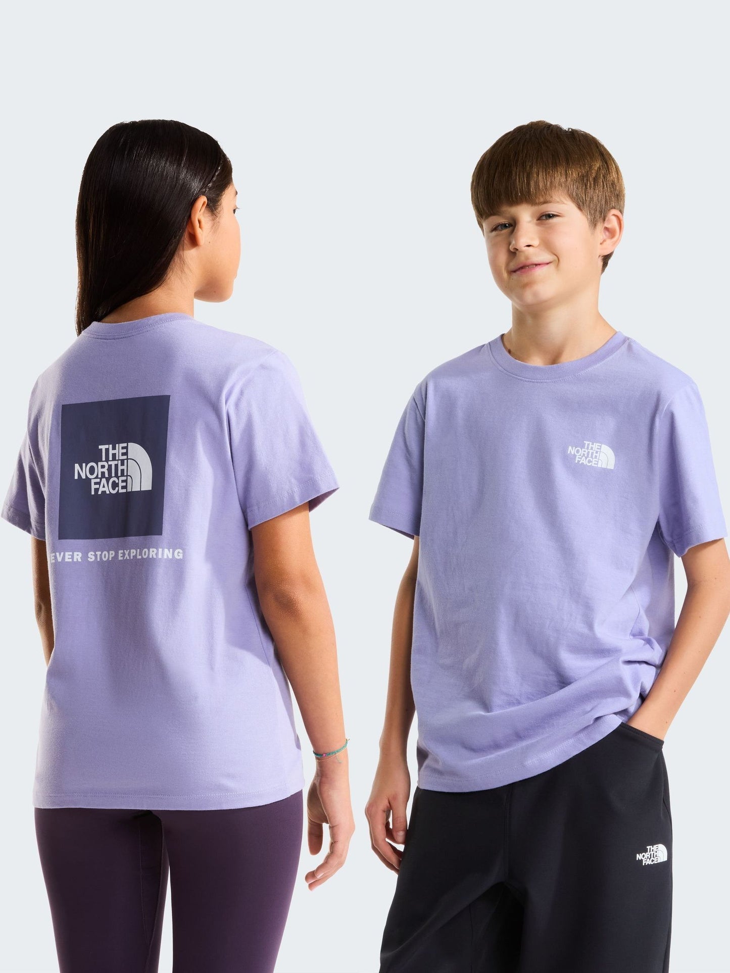 Dsiney Kidz - The North Face Purple Teen Evolution Box NSE Back Graphic T-Shirt image 3