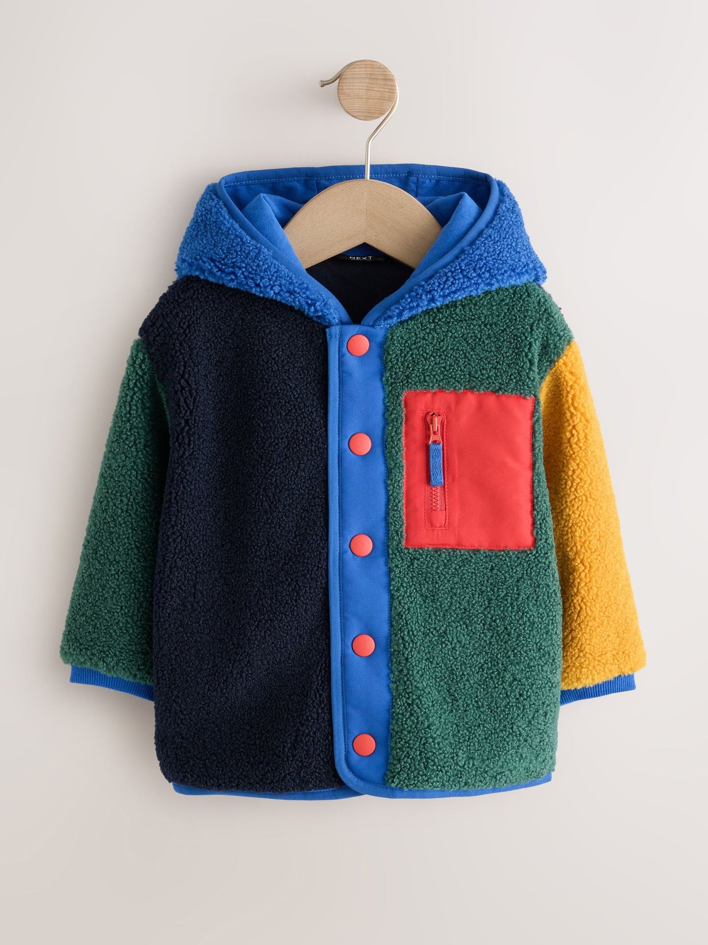 Dsiney Kidz - Multi Bright Colourblock Hooded Fleece (3mths-7yrs) image 1