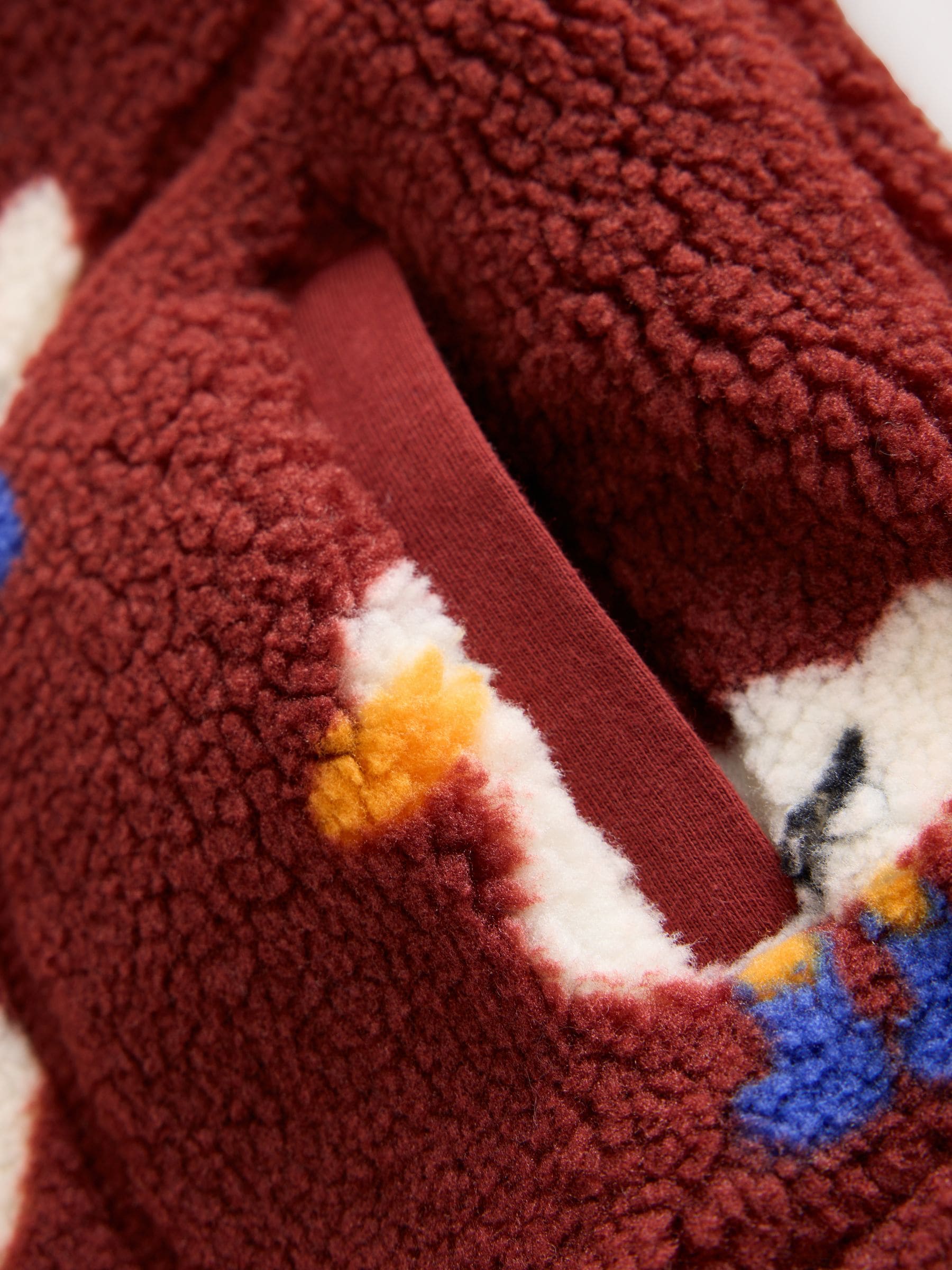 Dsiney Kidz - Burgundy Red Duck All Over Print Fleece (3mths-7yrs) image 5