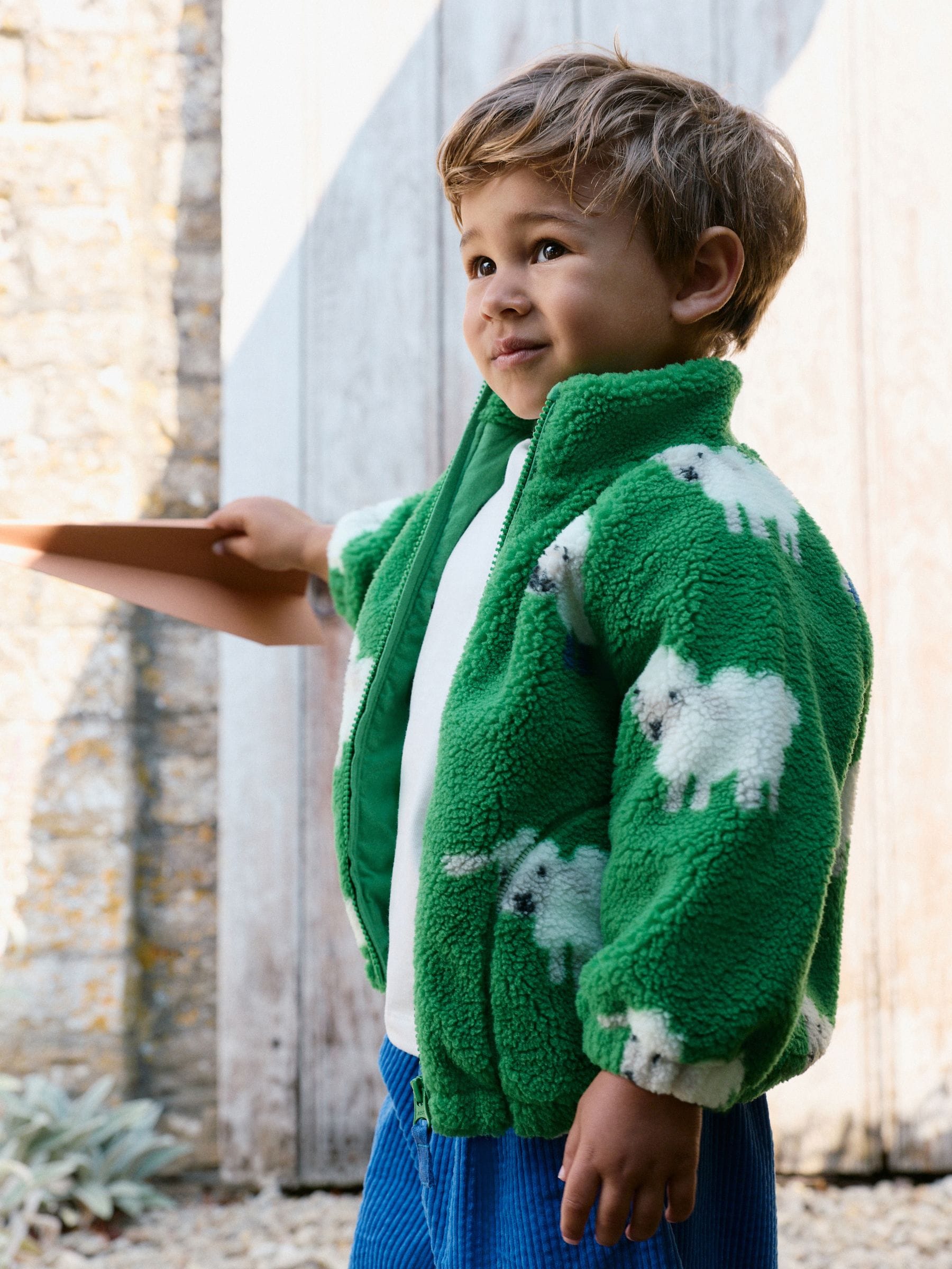 Dsiney Kidz - Green Sheep All Over Print Fleece (3mths-7yrs) image 1