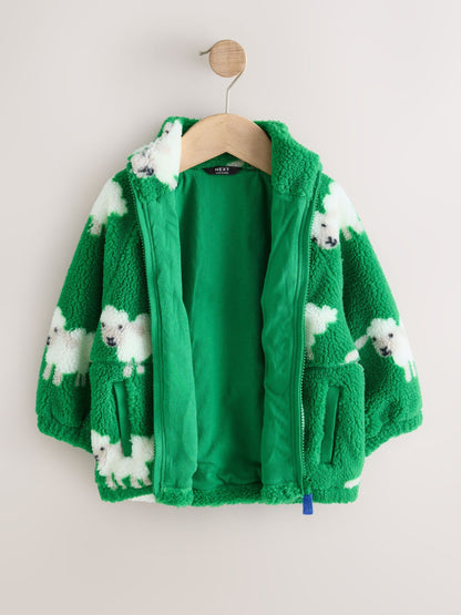 Dsiney Kidz - Green Sheep All Over Print Fleece (3mths-7yrs) image 6