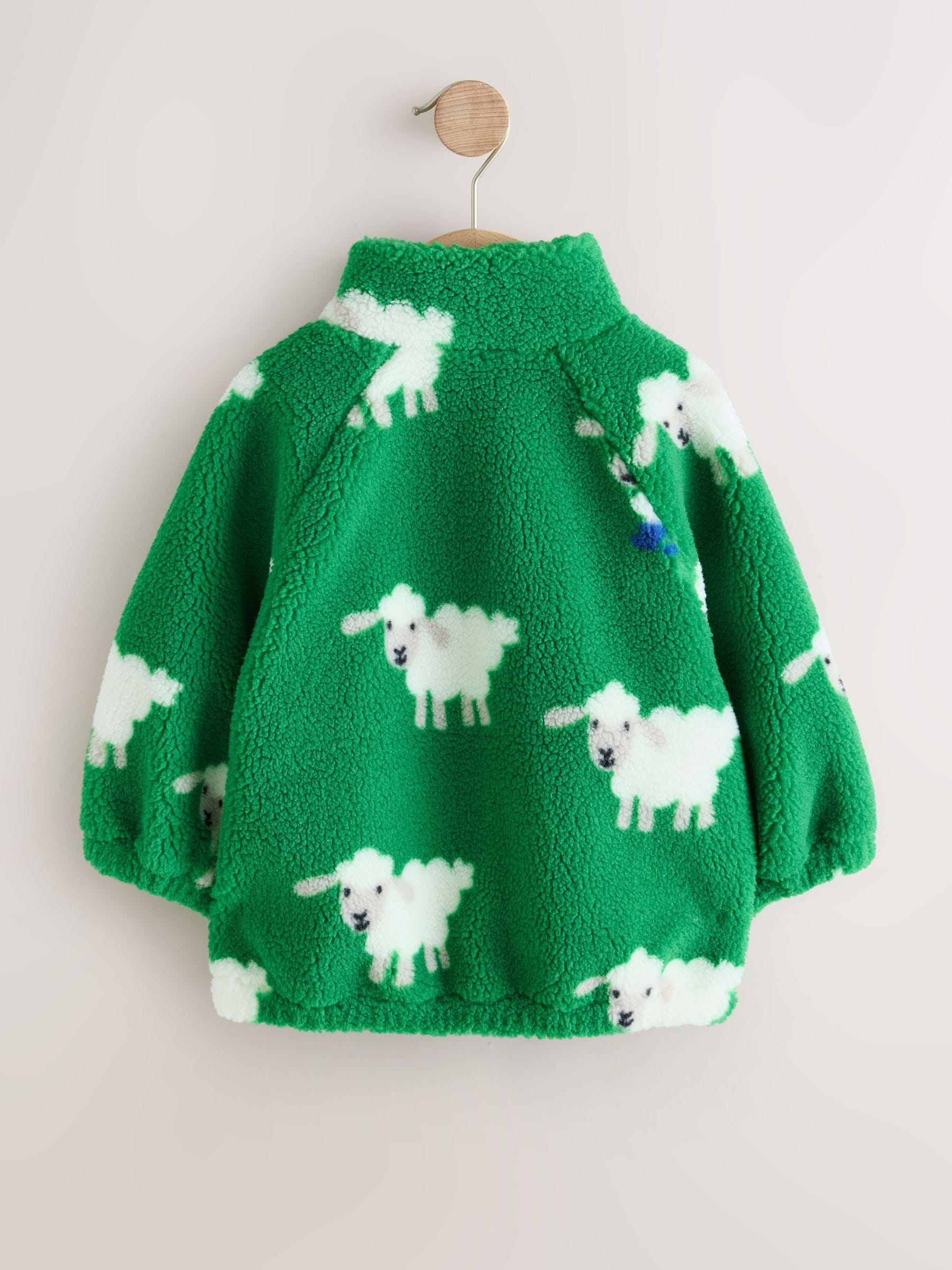 Dsiney Kidz - Green Sheep All Over Print Fleece (3mths-7yrs) image 7
