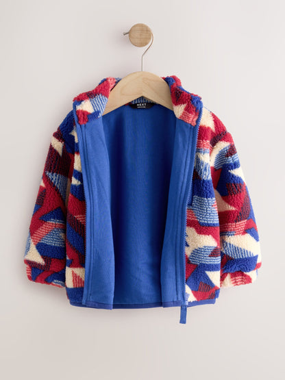 Dsiney Kidz - Red/Blue Aztech All Over Print Fleece (3mths-7yrs) image 4