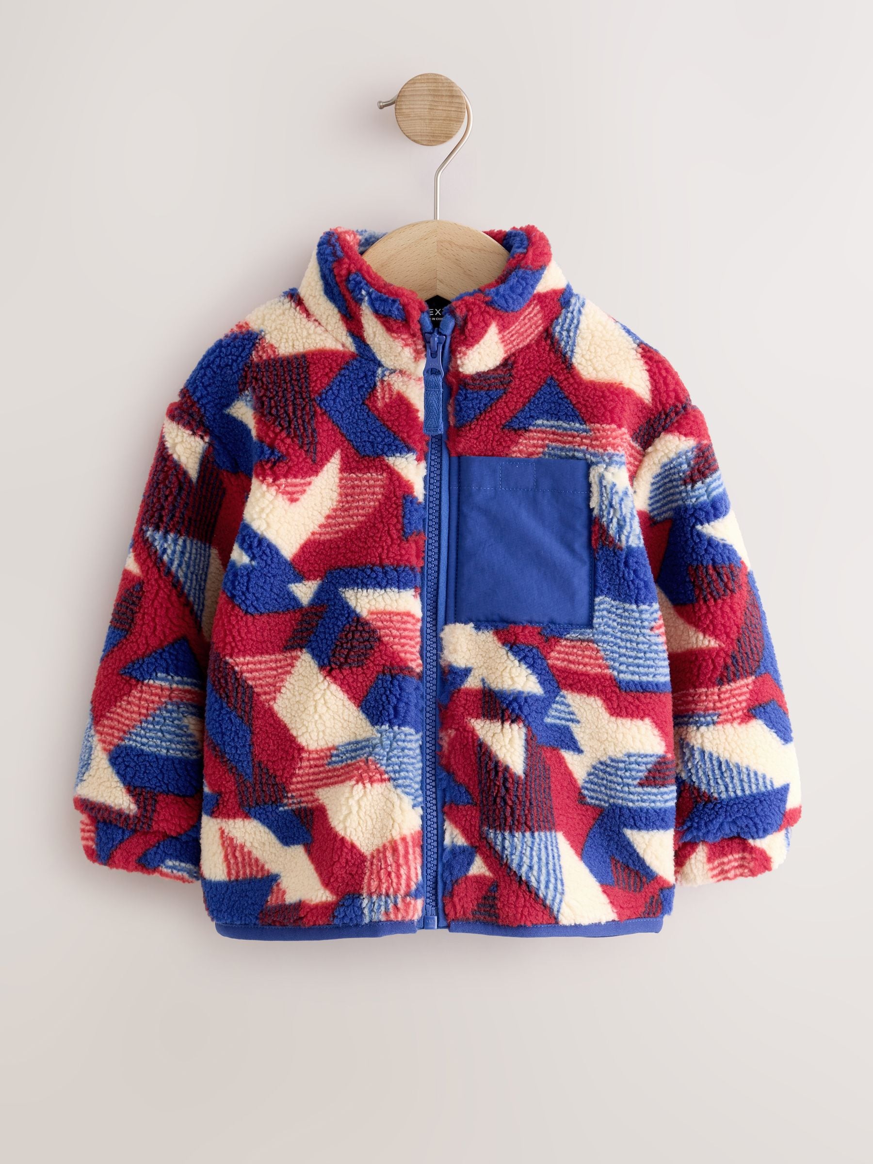 Dsiney Kidz - Red/Blue Aztech All Over Print Fleece (3mths-7yrs) image 6