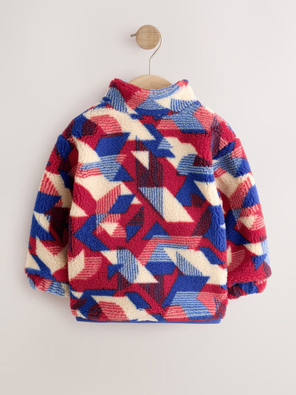 Dsiney Kidz - Red/Blue Aztech All Over Print Fleece (3mths-7yrs) image 7