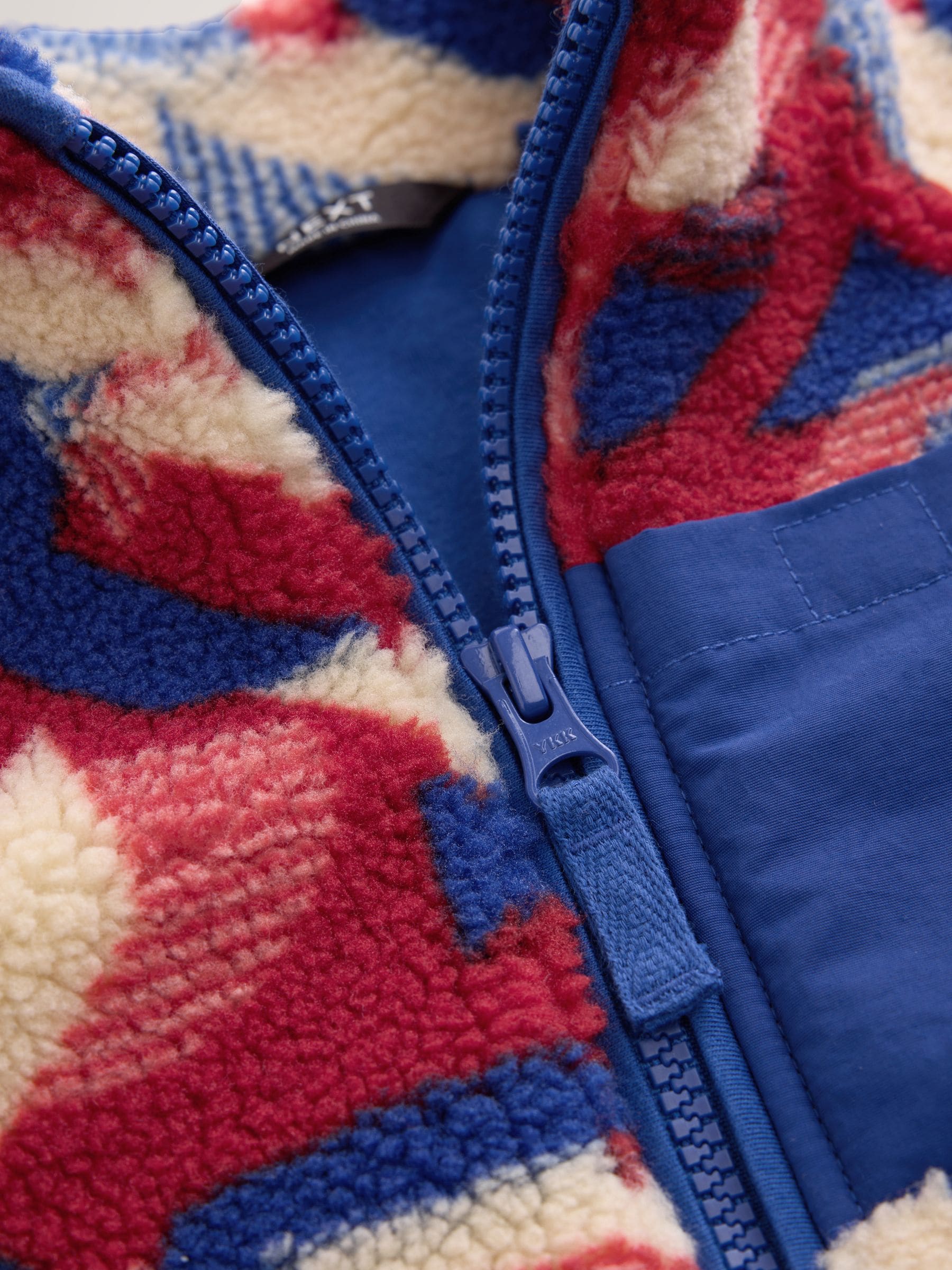 Dsiney Kidz - Red/Blue Aztech All Over Print Fleece (3mths-7yrs) image 8