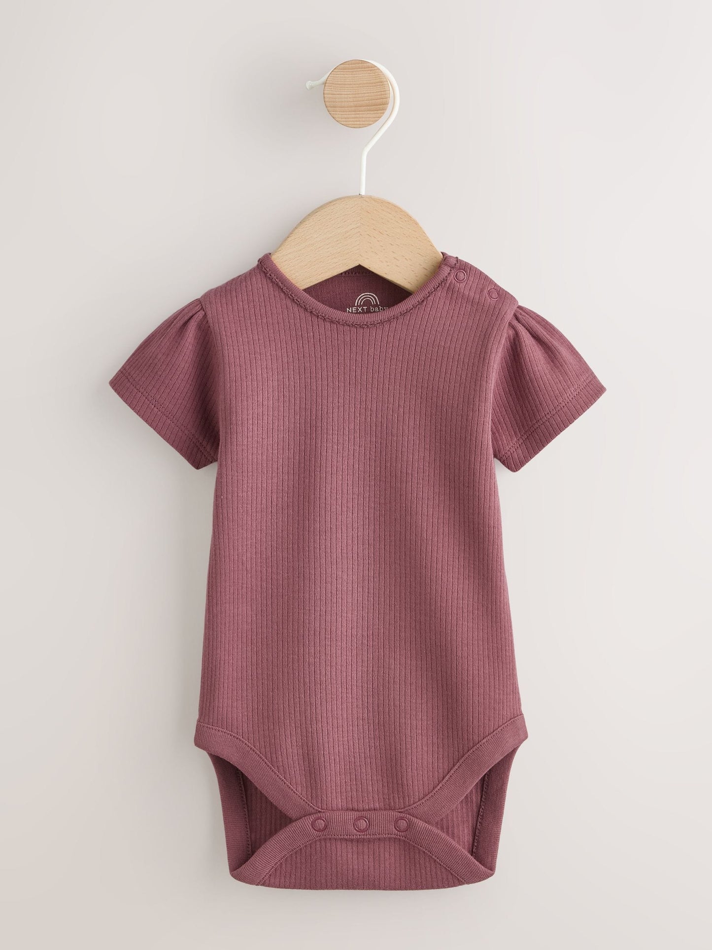 Burgundy/Ecru Spot Woven Baby Dungaree And Bodysuit 2 Piece Set (0mths-2yrs) image 3