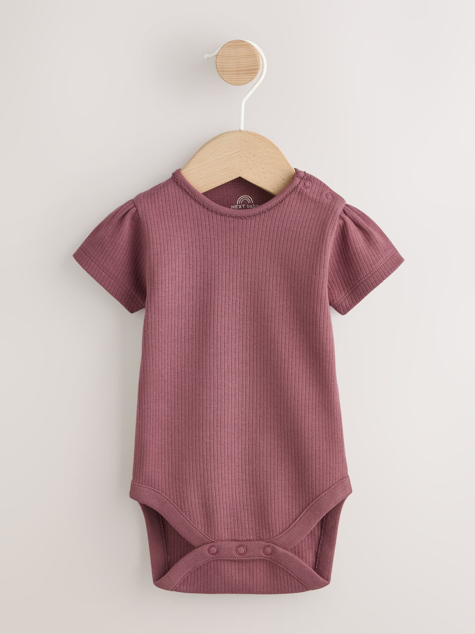 Burgundy/Ecru Spot Woven Baby Dungaree And Bodysuit 2 Piece Set (0mths-2yrs) image 3