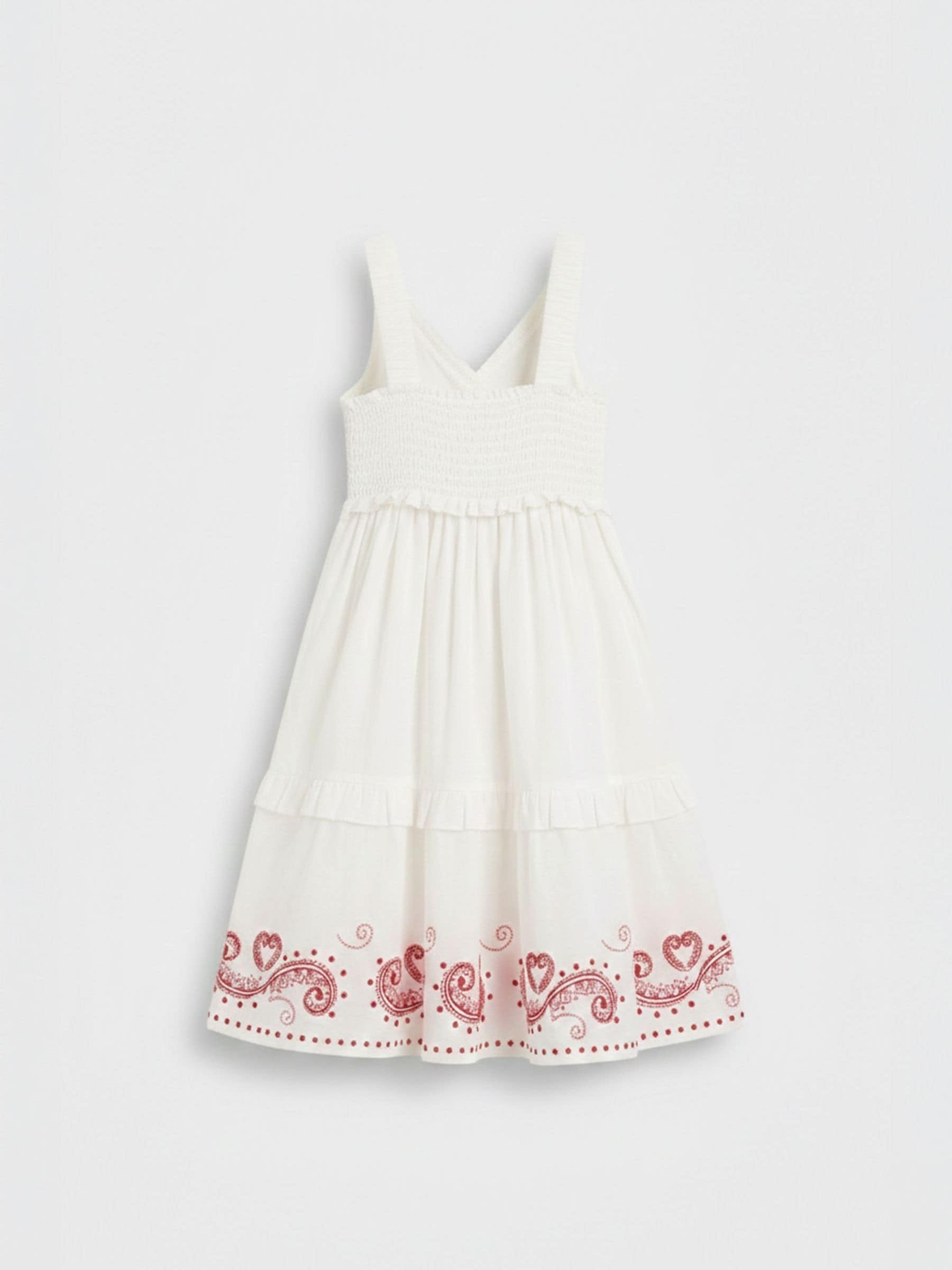 Angel & Rocket Cream Everlyn Embroidered Frill Dress image 7