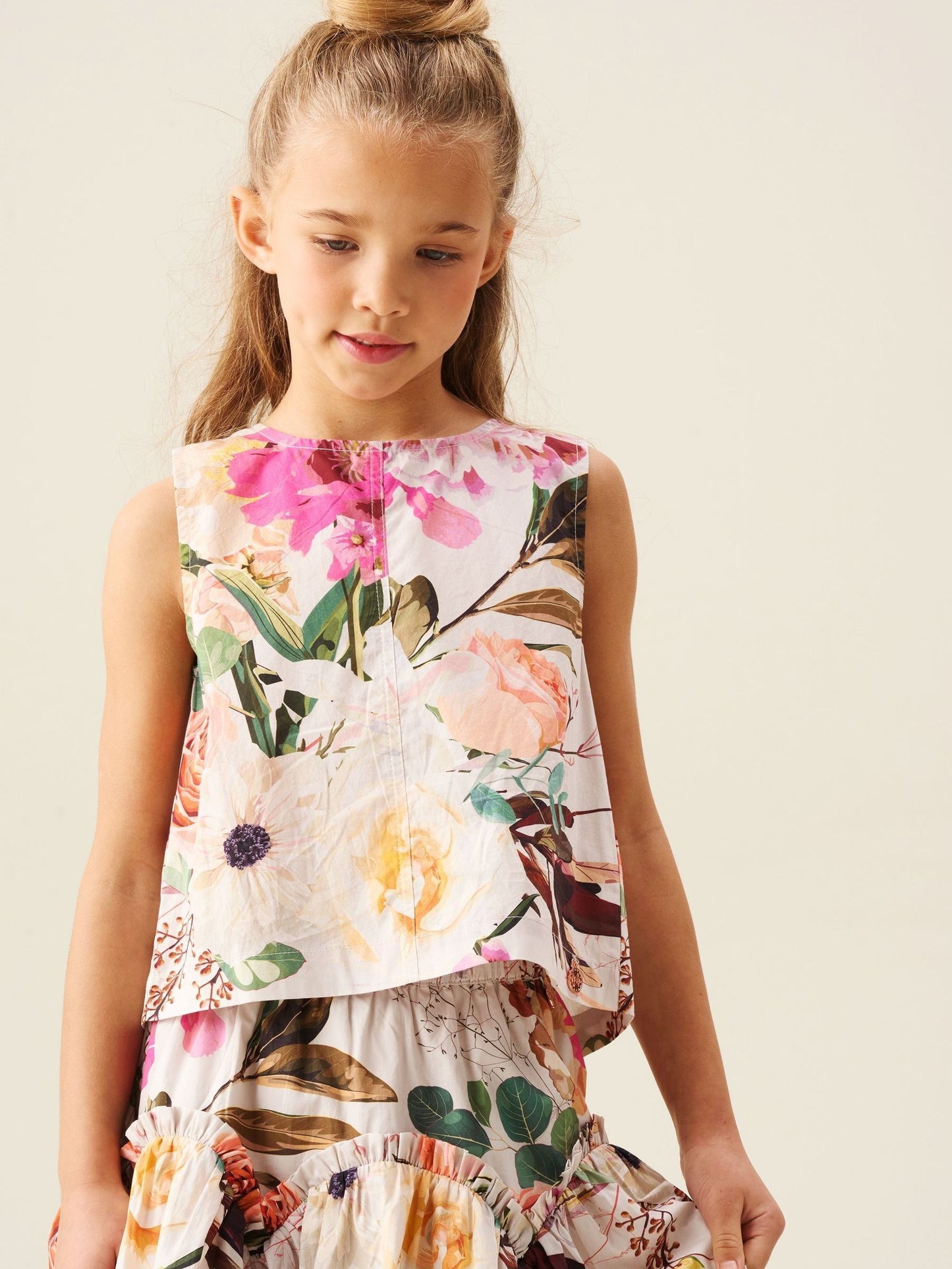 Dsiney Kidz - Angel & Rocket Cream Dahlia Multi Tie Back Shell Top image 1