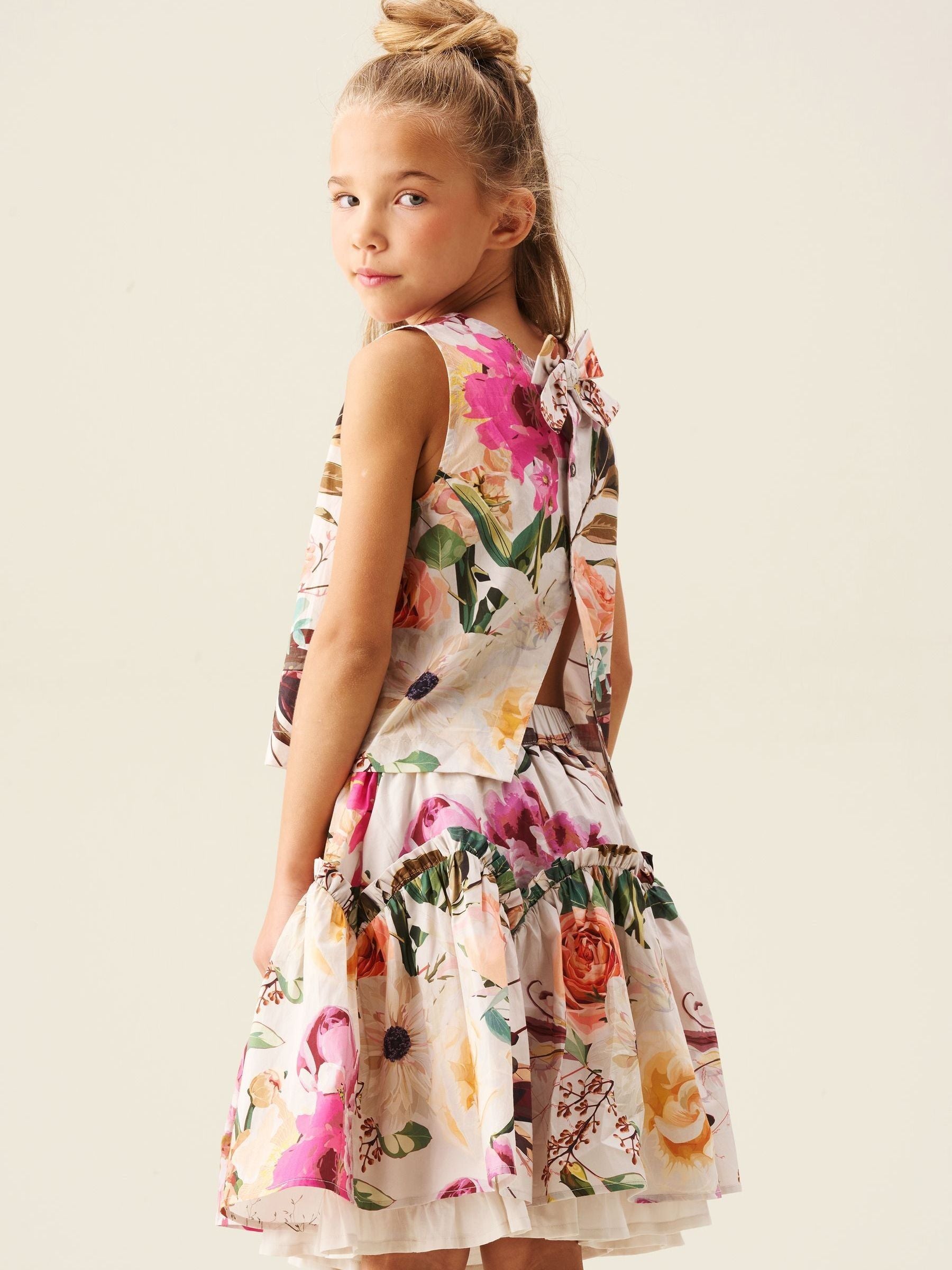 Dsiney Kidz - Angel & Rocket Cream Dahlia Multi Tie Back Shell Top image 2