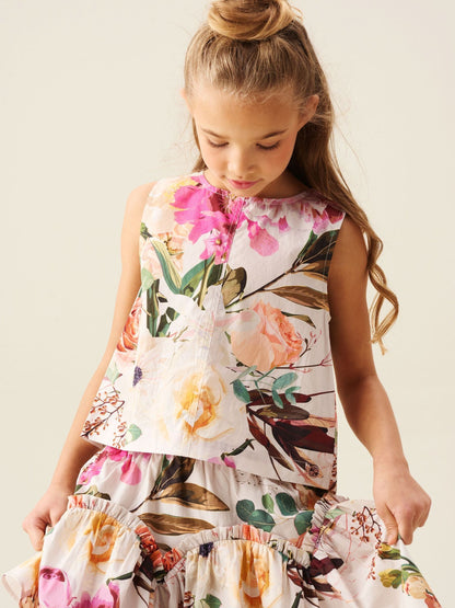 Dsiney Kidz - Angel & Rocket Cream Dahlia Multi Tie Back Shell Top image 3