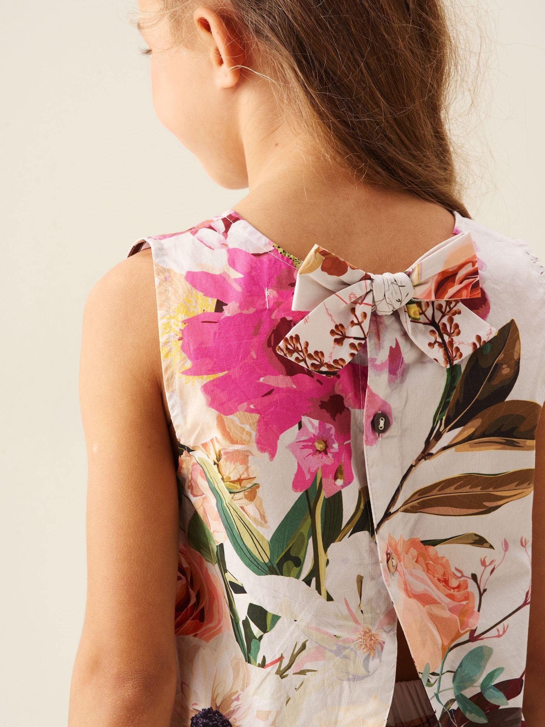 Dsiney Kidz - Angel & Rocket Cream Dahlia Multi Tie Back Shell Top image 4