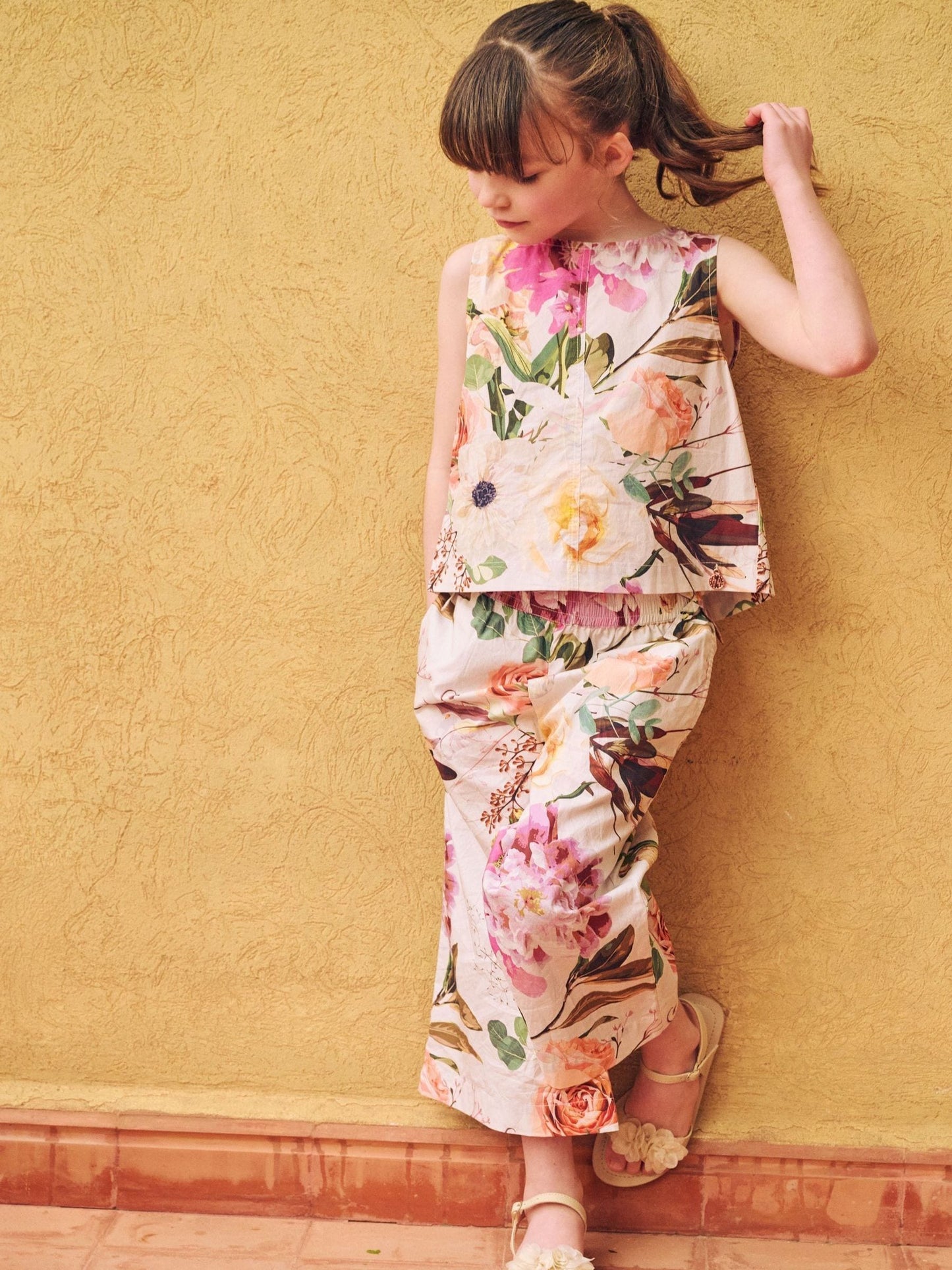 Dsiney Kidz - Angel & Rocket Cream Dahlia Multi Tie Back Shell Top image 5