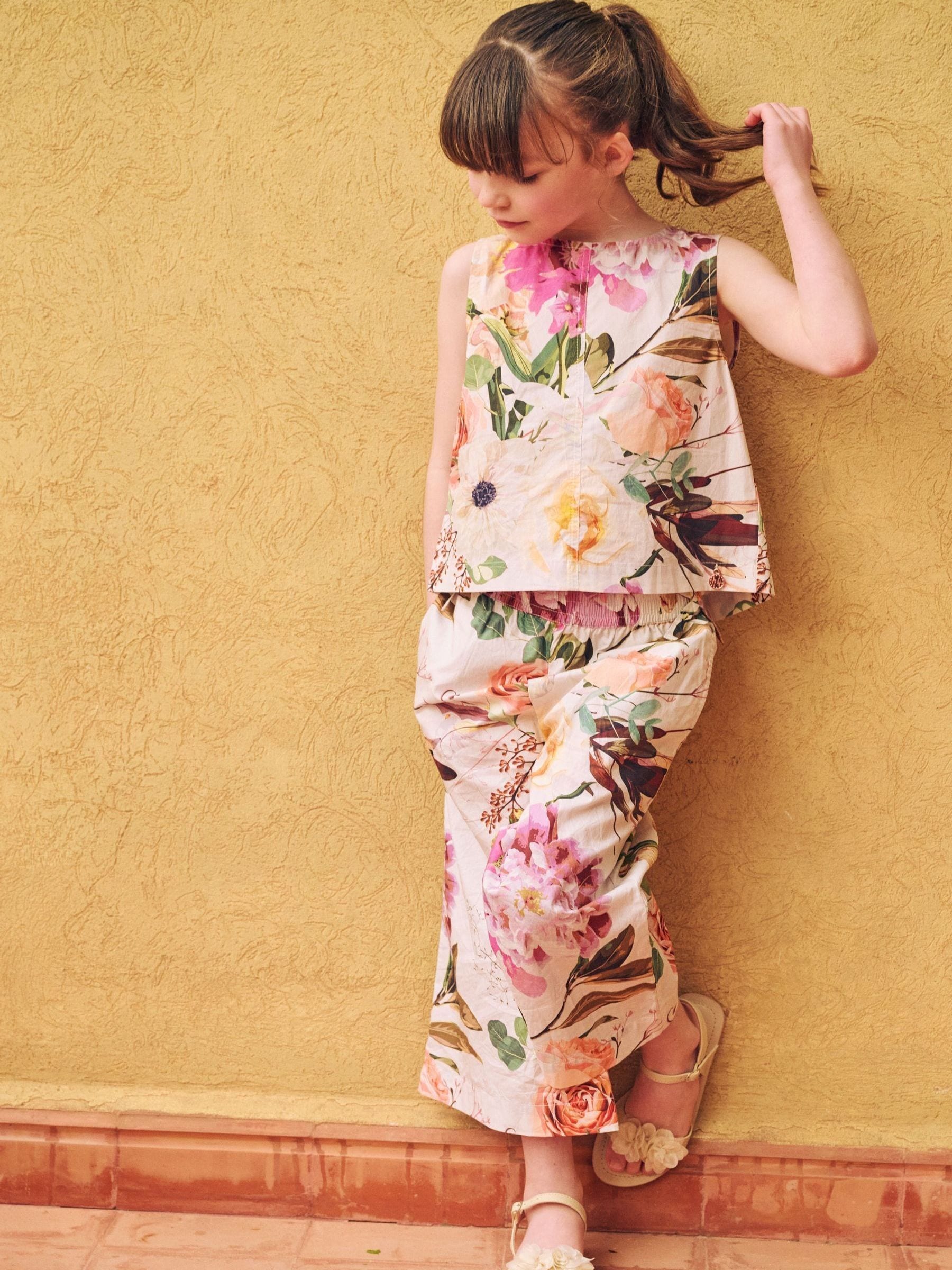Dsiney Kidz - Angel & Rocket Cream Dahlia Multi Tie Back Shell Top image 5