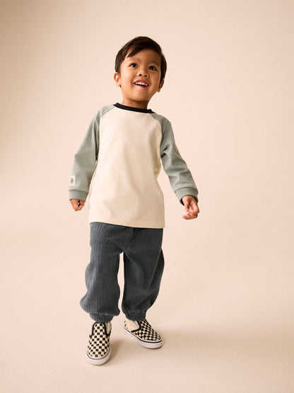 Dsiney Kidz - Blue Cord Cuffed Joggers (3mths-7yrs) image 2