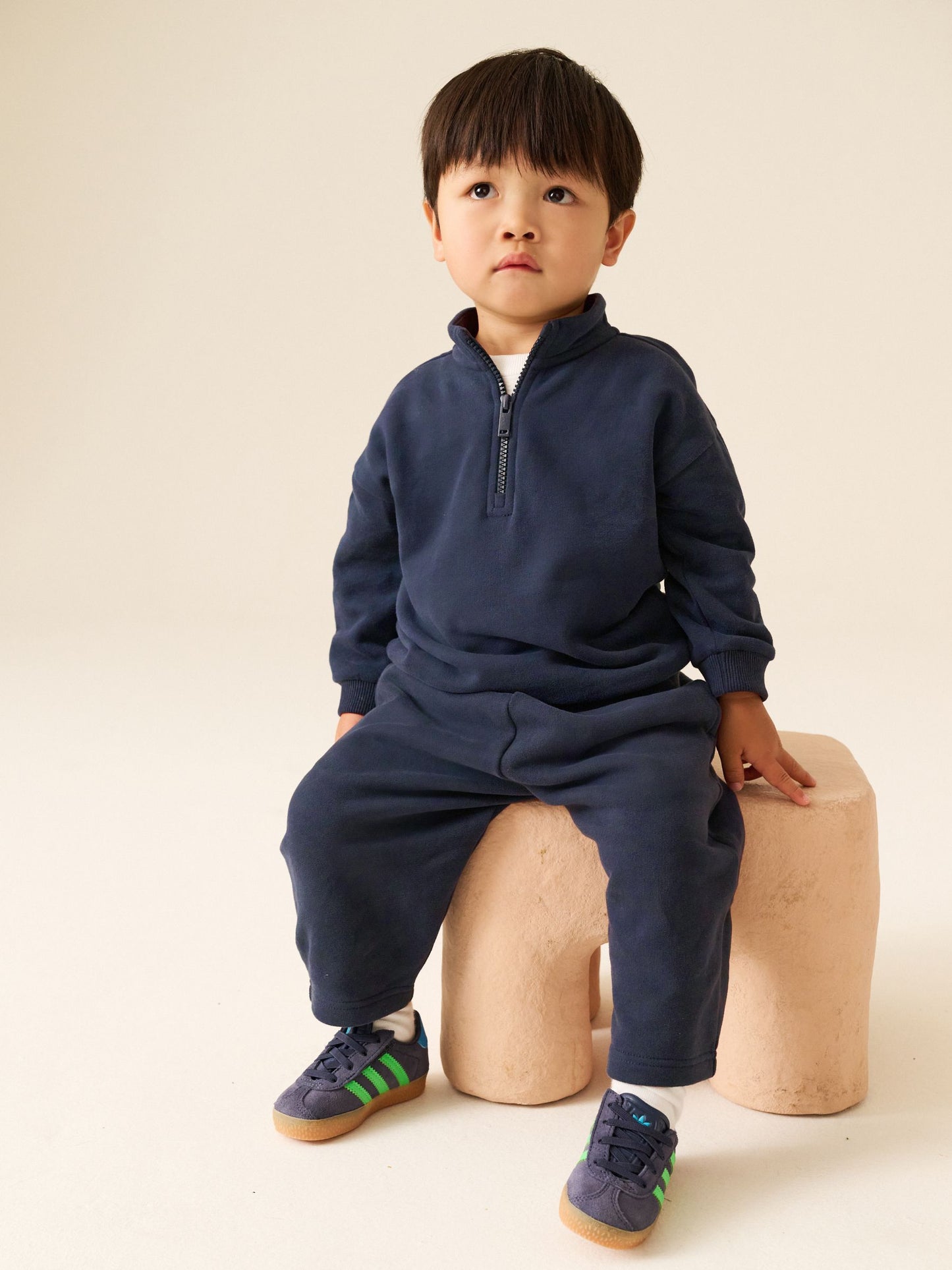 Dsiney Kidz - Navy Wide Fit Soft Touch Jersey Joggers (3mths-7yrs) image 2
