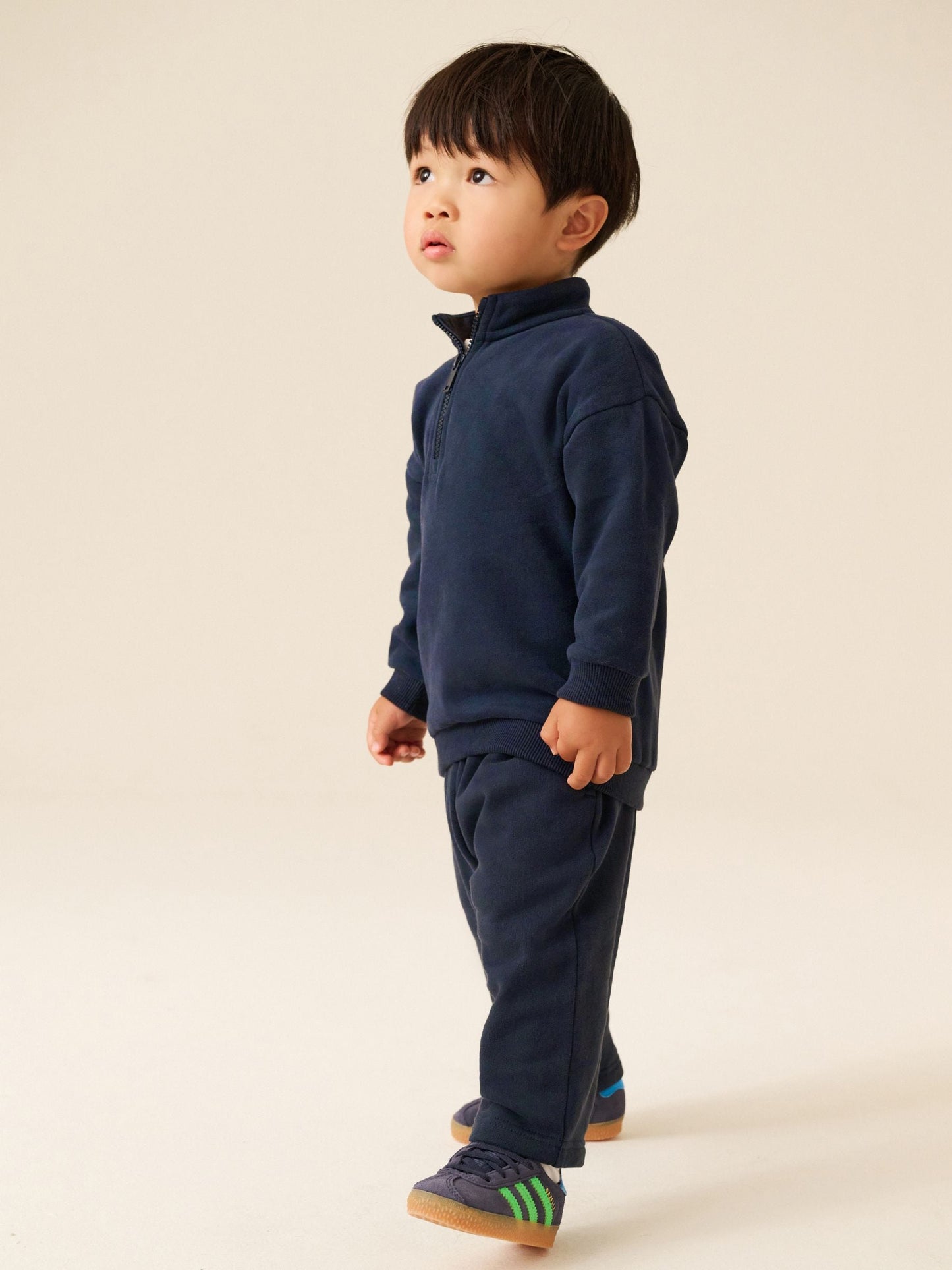 Dsiney Kidz - Navy Wide Fit Soft Touch Jersey Joggers (3mths-7yrs) image 3