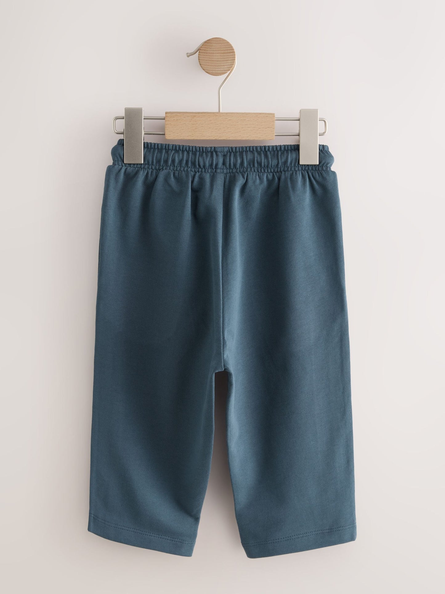 Teal Blue Wide Leg Side Stripe Joggers (3mths-7yrs) image 6