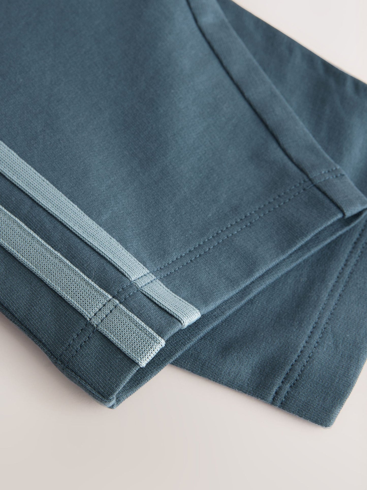 Teal Blue Wide Leg Side Stripe Joggers (3mths-7yrs) image 8