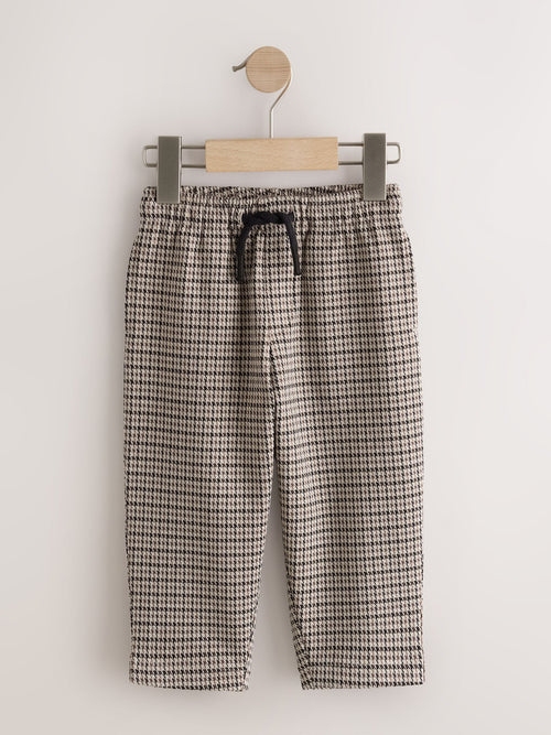 Dsiney Kidz - Brown Textured Smart Joggers (3mths-7yrs) image 1