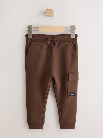 Dsiney Kidz - Chocolate Brown Skinny Utility Joggers (3mths-7yrs) image 1
