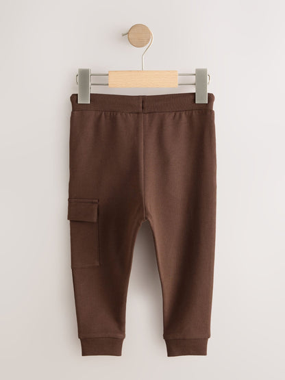 Dsiney Kidz - Chocolate Brown Skinny Utility Joggers (3mths-7yrs) image 2